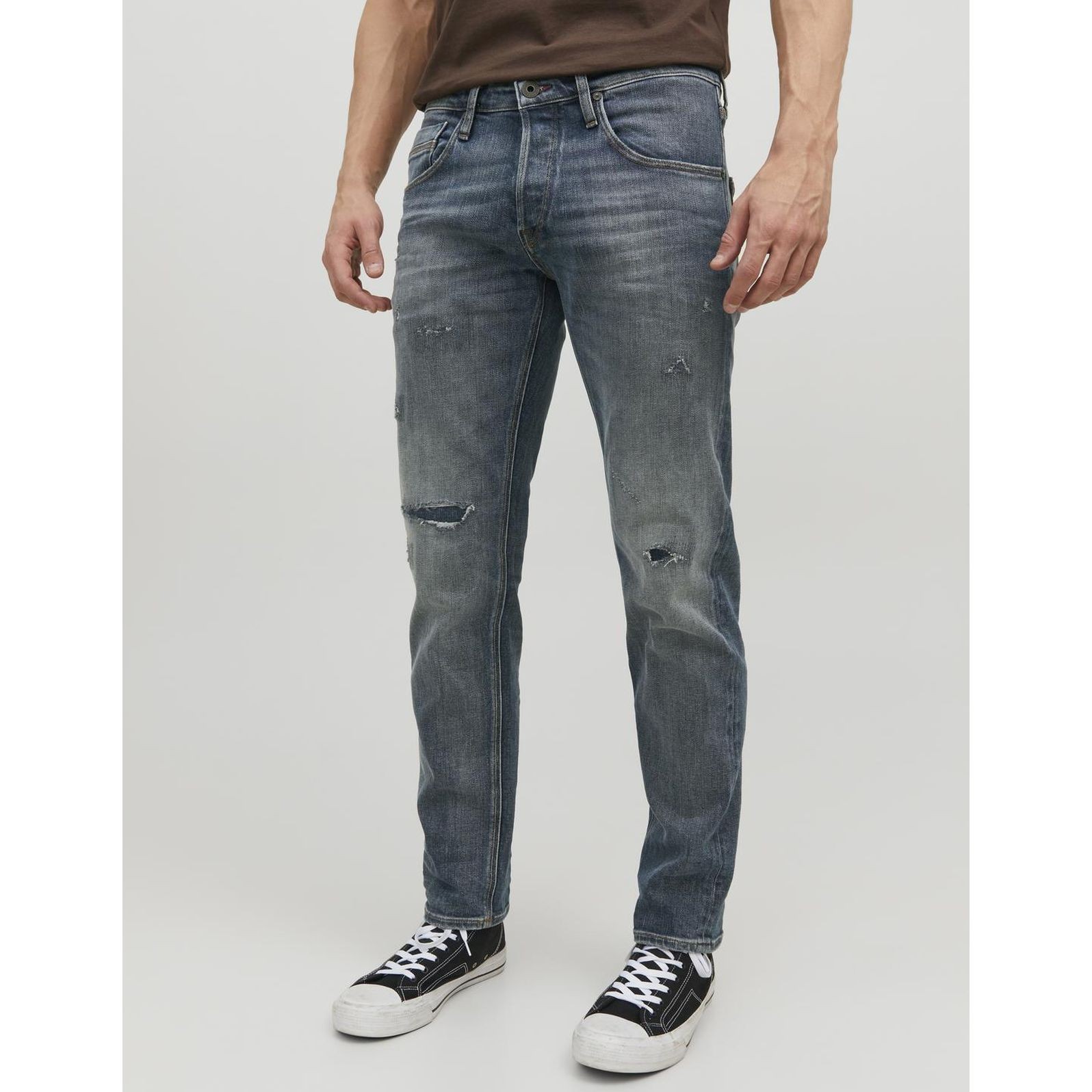 JACK & JONES Comfort džinsai vyrams, Mėlyna, JJIMIKE JJWOOD JJ 28 3