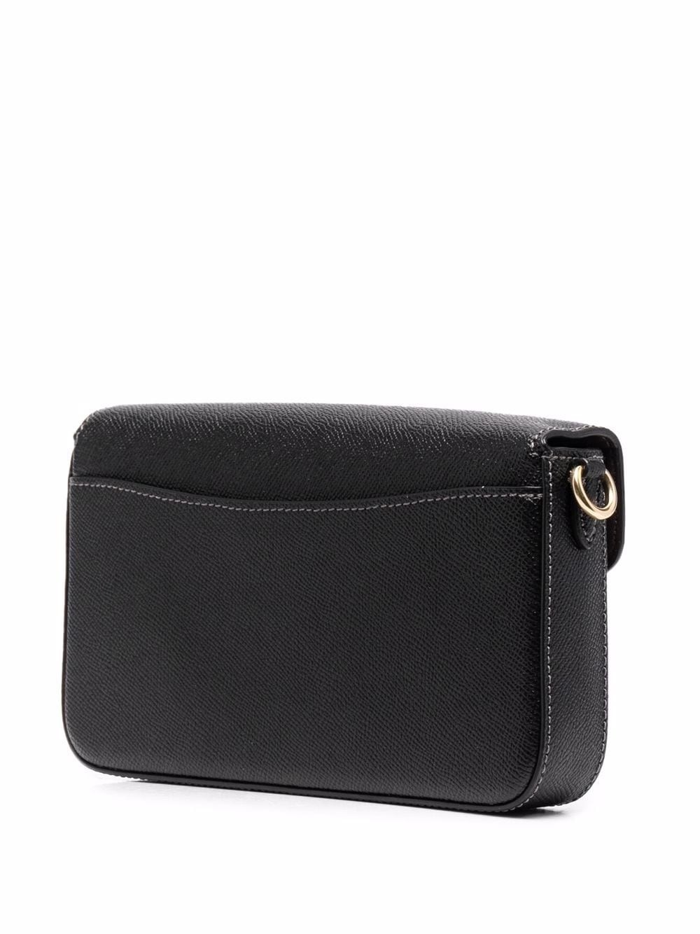 COACH Rankinė per petį moterims, Juoda, Leather wyn crossbody 2