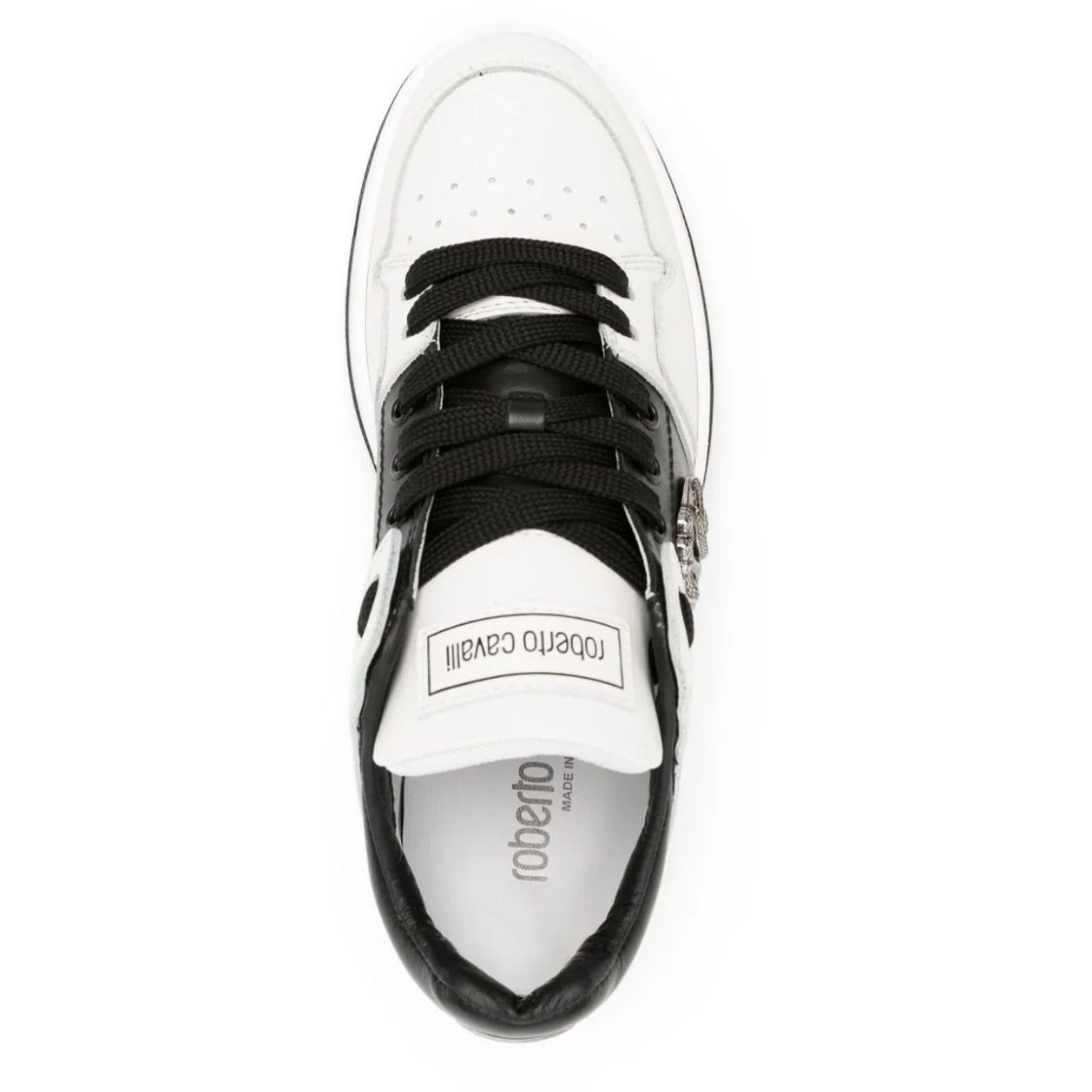 ROBERTO CAVALLI Laisvalaikio bateliai moterims, Balta, Sneakers 4