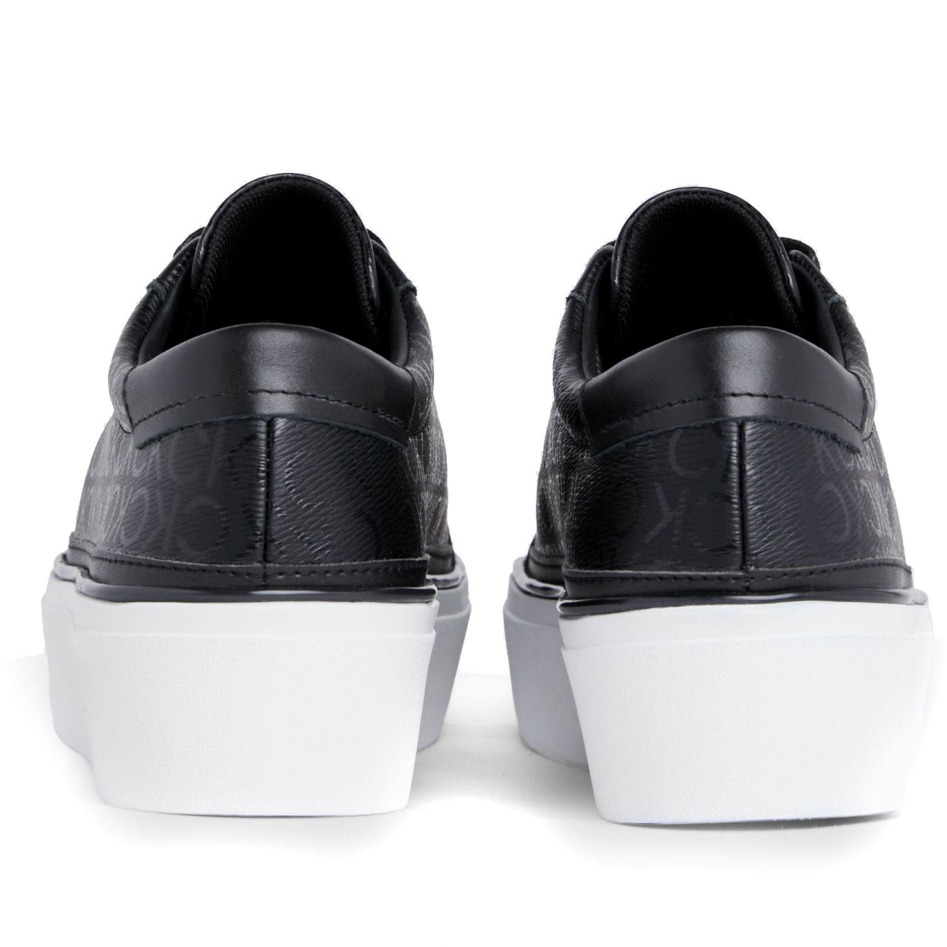 CALVIN KLEIN Laisvalaikio bateliai moterims, Juoda, Flatform cup lace up leisure 3