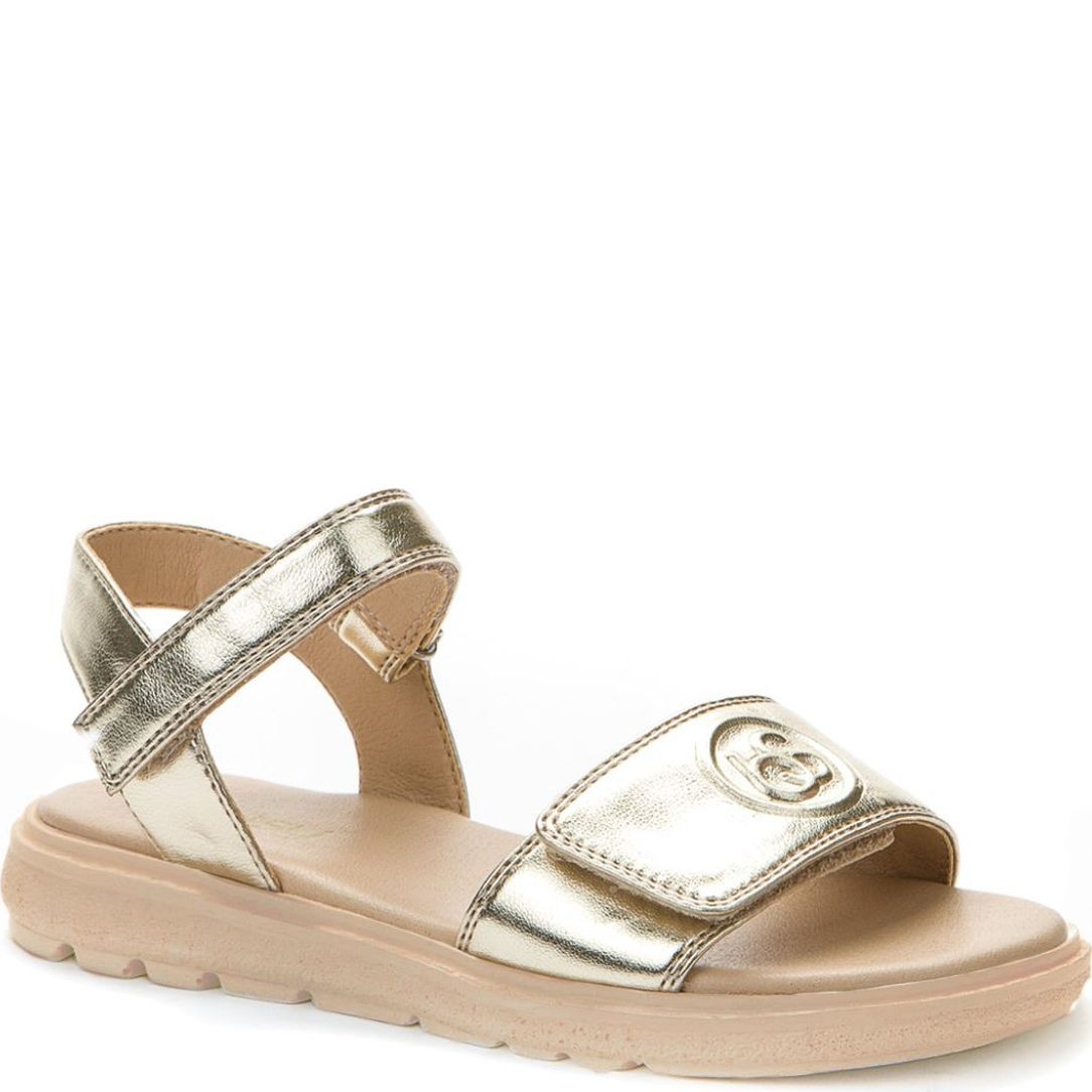 BETSY Basutės mergaitėms, Auksinė, SANDALS
