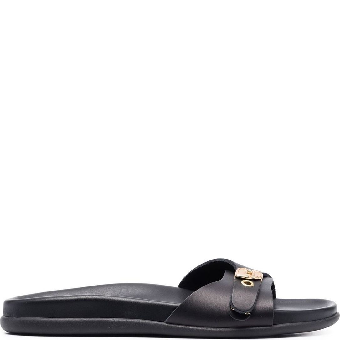 ANCIENT GREEK SANDAL Basutės moterims, Juoda, Odi vachetta sandals 1
