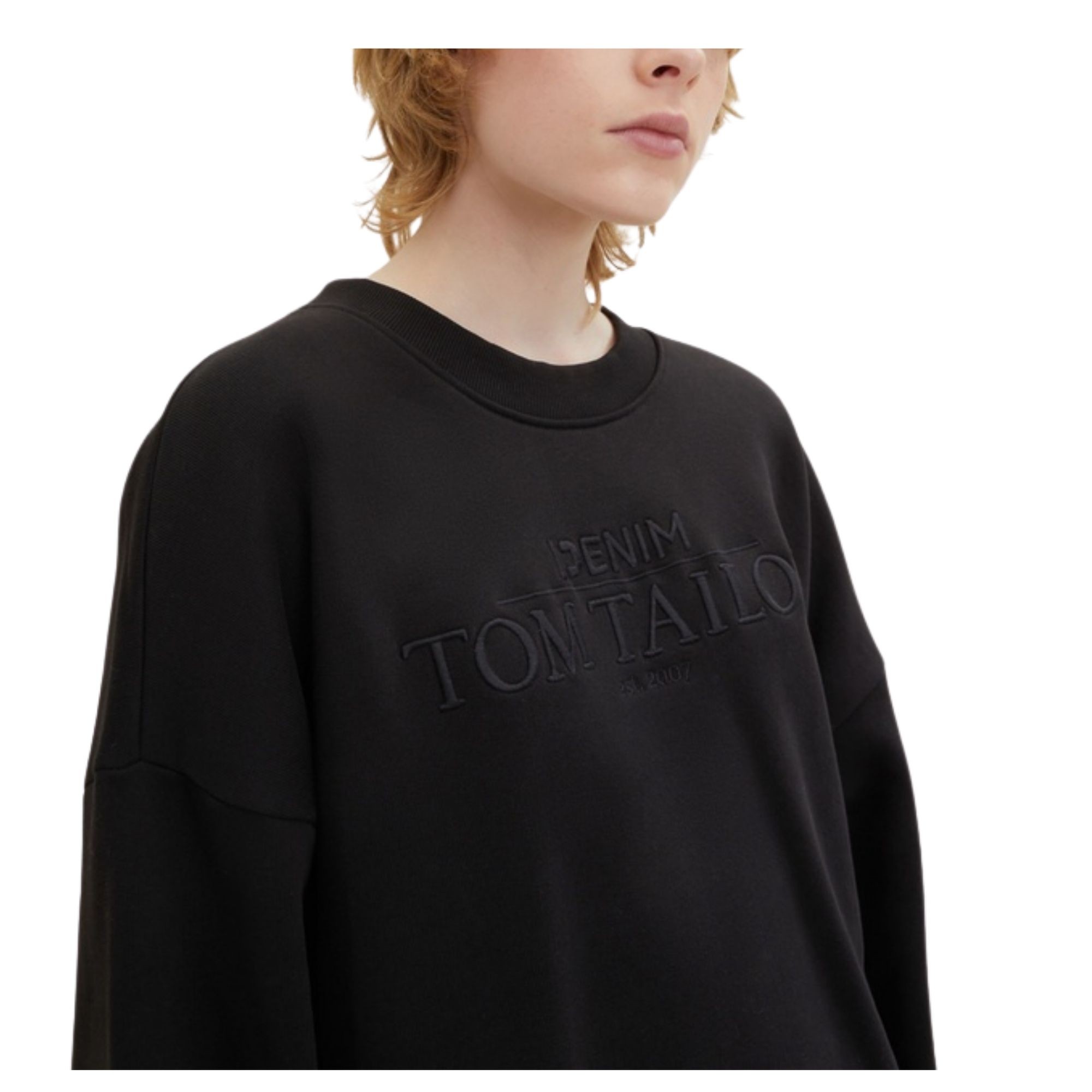 TOM TAILOR Megztinis moterims, Juoda, Megztinis 2