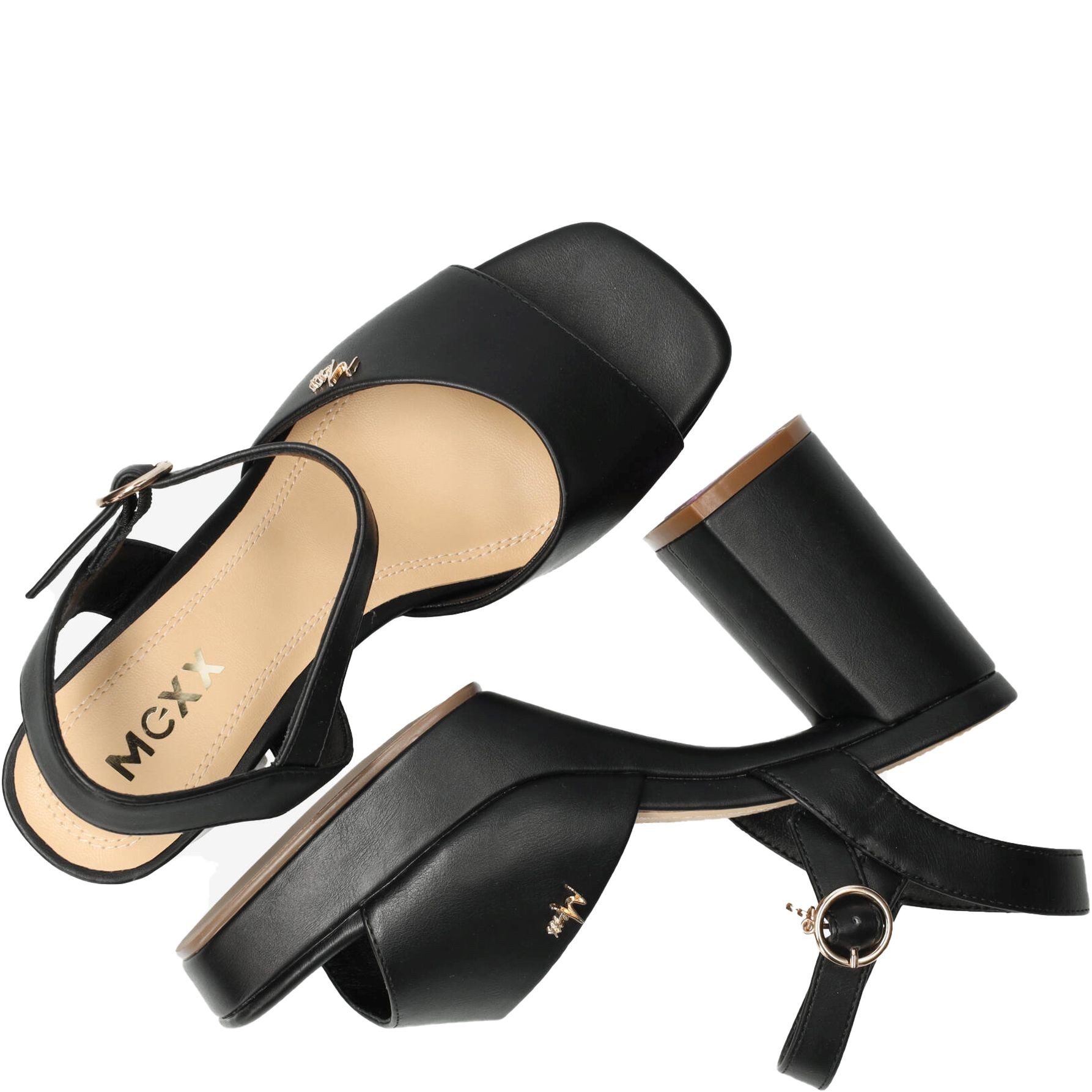 MEXX Basutės moterims, Juoda, Lou sandals 6