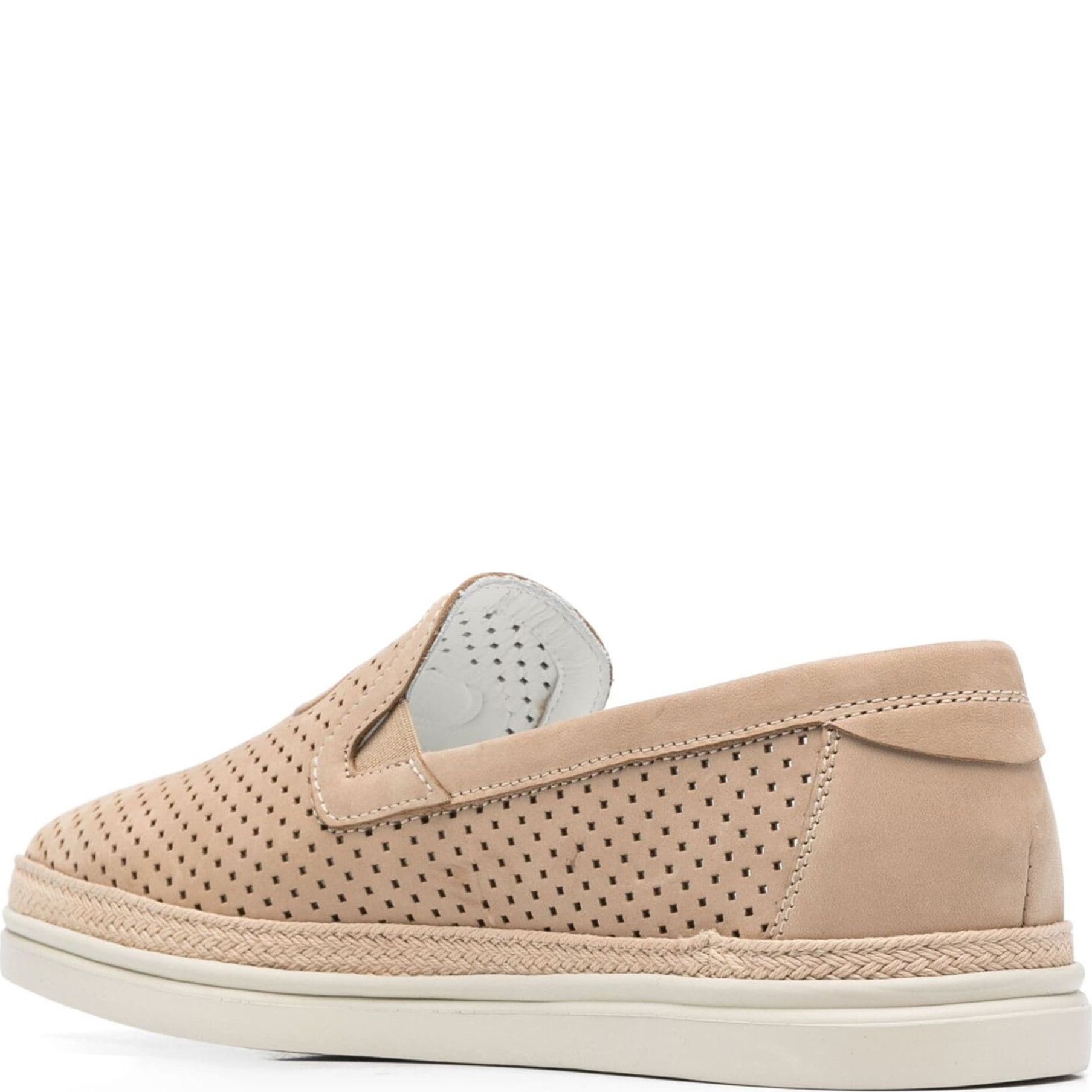 CESARE CASADEI Loaferiai vyrams, Ruda, Nabuk slip-on 3