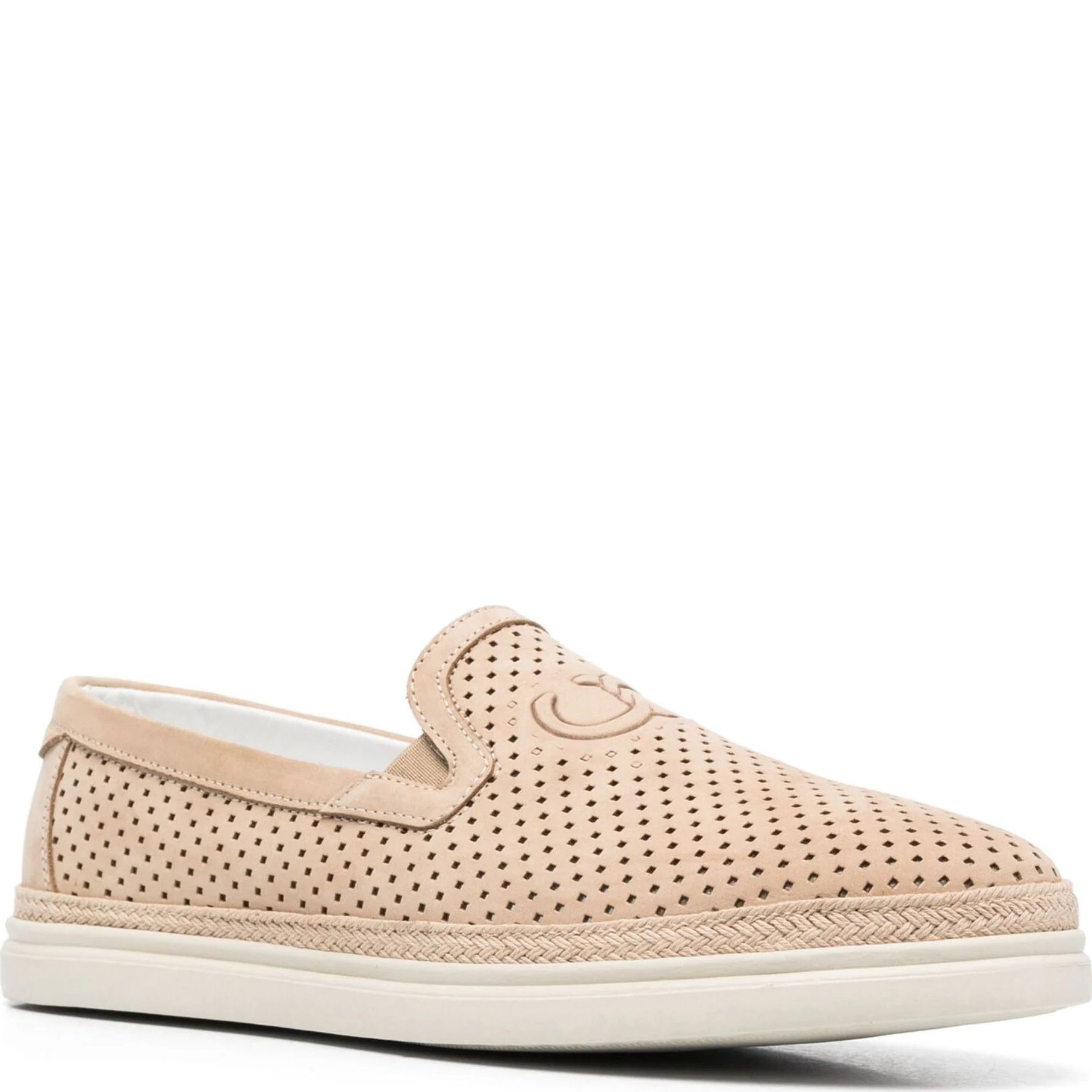 CESARE CASADEI Loaferiai vyrams, Ruda, Nabuk slip-on 1