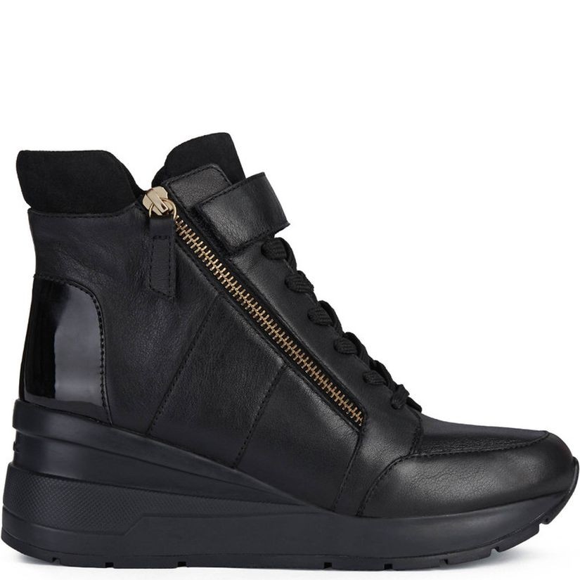 GEOX Aulinukai moterims, Juoda, ZOSMA BOOTIES 1