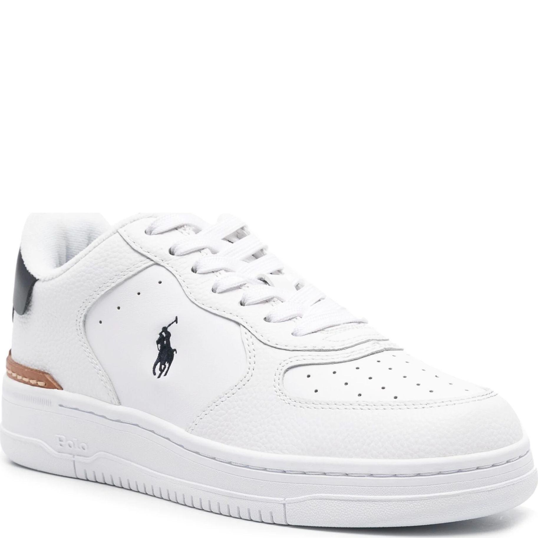 POLO RALPH LAUREN Laisvalaikio bateliai moterims, Balta, Masters sneakers 2