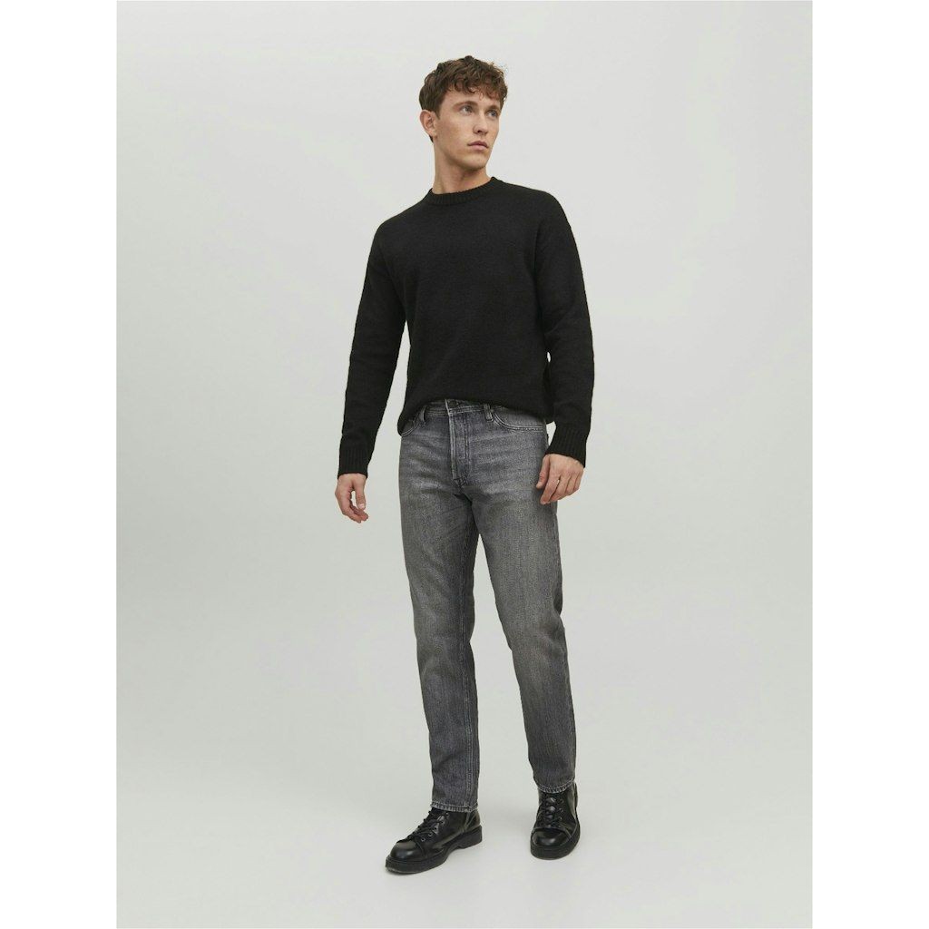 JACK & JONES Tiesūs džinsai vyrams, Juoda, JJICHRIS JJORIG 5