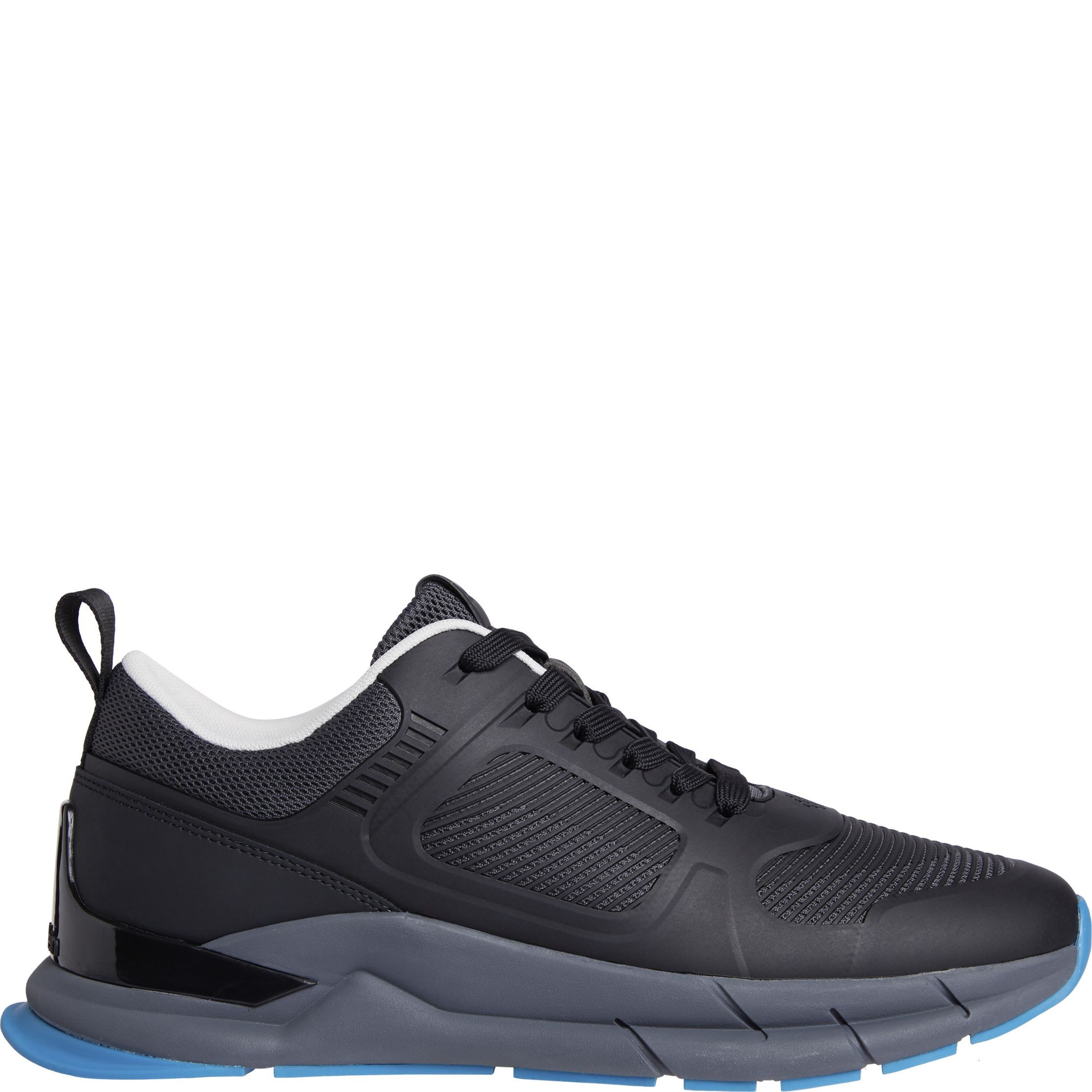 CALVIN KLEIN Laisvalaikio bateliai vyrams, Juoda, Low top lace up mesh leisure 2