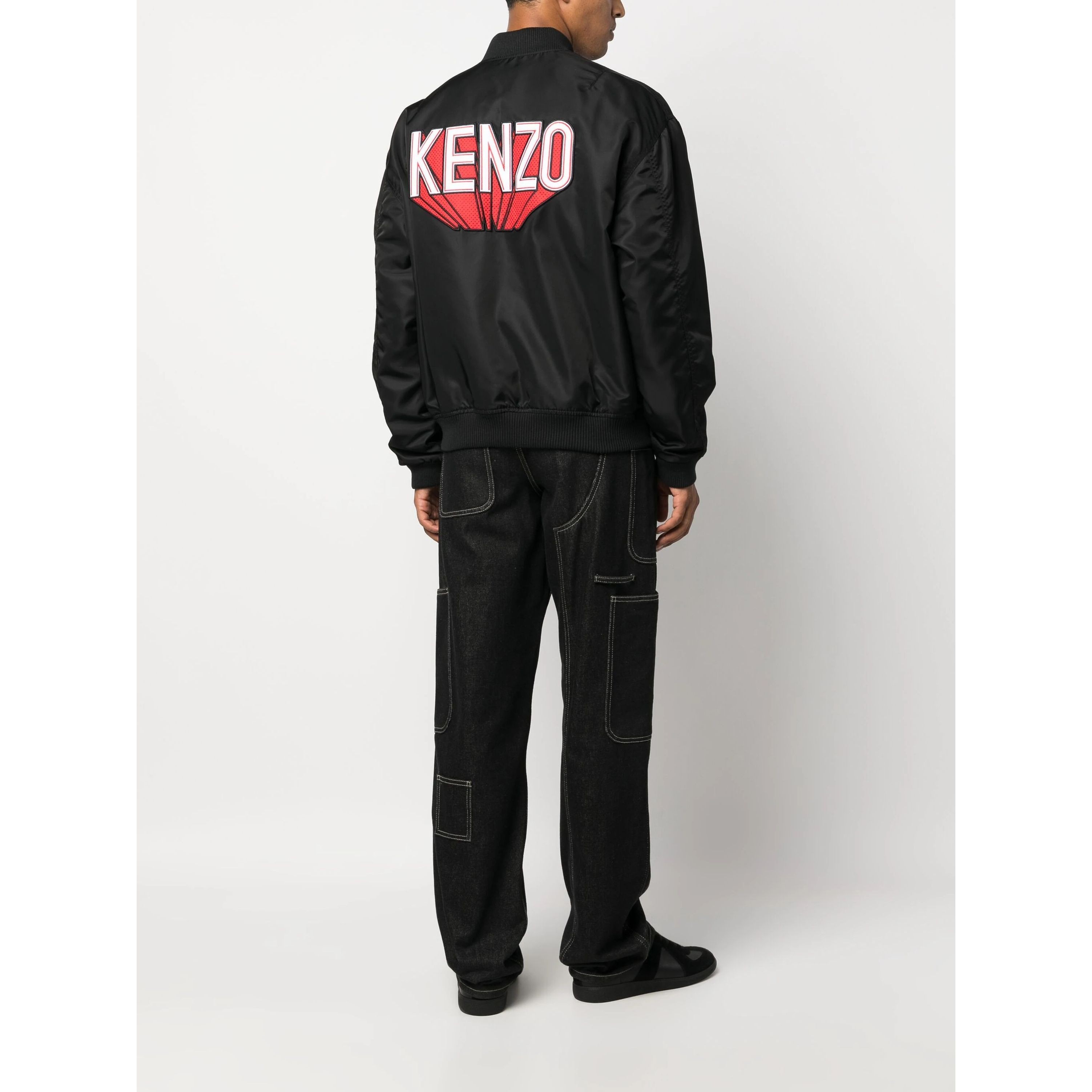 KENZO Bomberis vyrams, Juoda, Kenzo 3d flight bomber 2