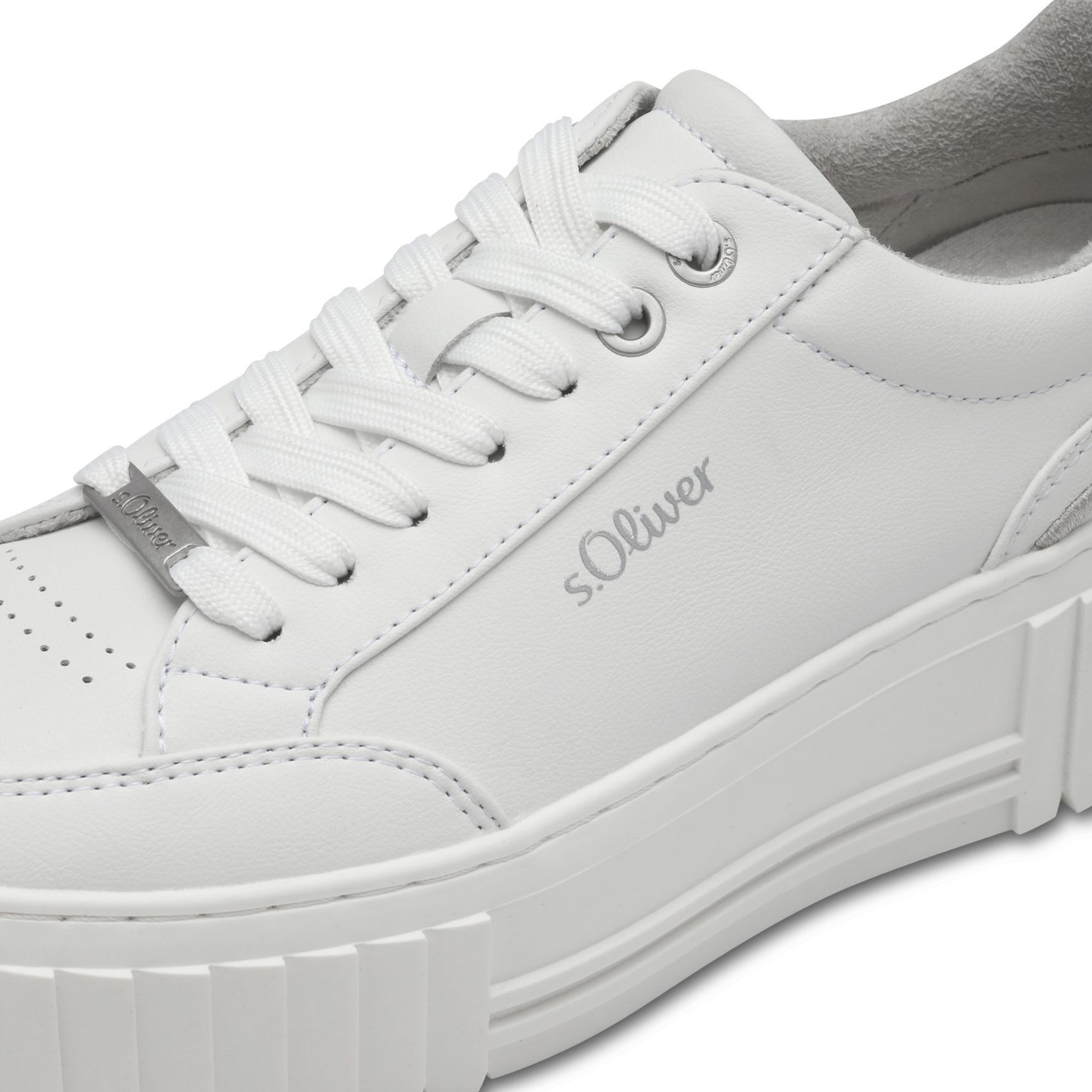 S.OLIVER Laisvalaikio bateliai moterims, Balta, Women Lace-upp 6