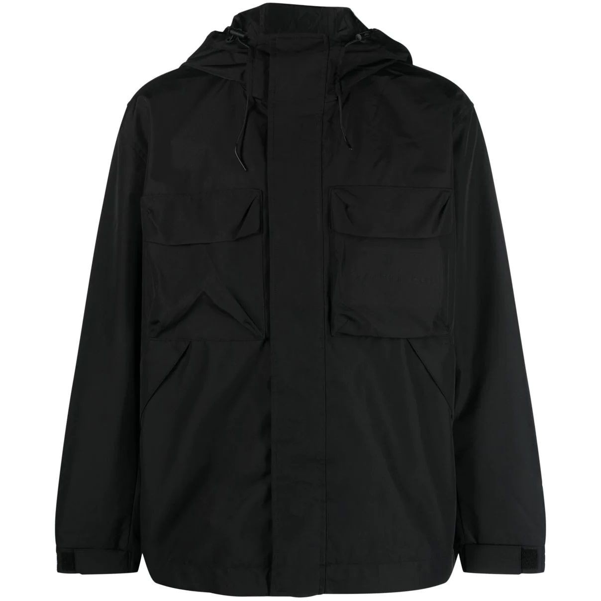 CALVIN KLEIN JEANS Neperpučiama striukė vyrams, Juoda, Technical windbreaker 1
