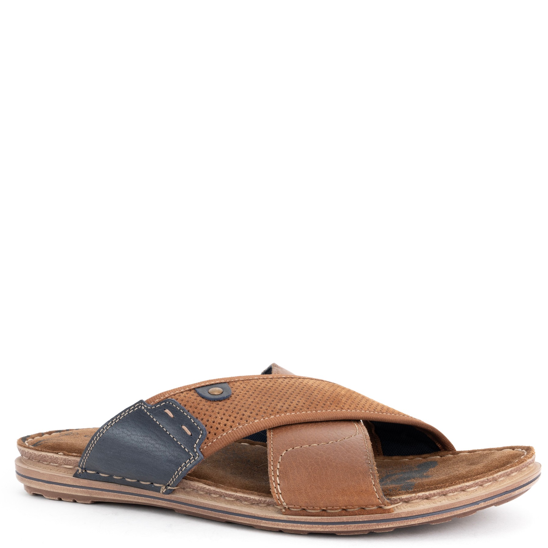 GRUNER SCHUHE Šlepetės vyrams, Ruda, Slippers 1
