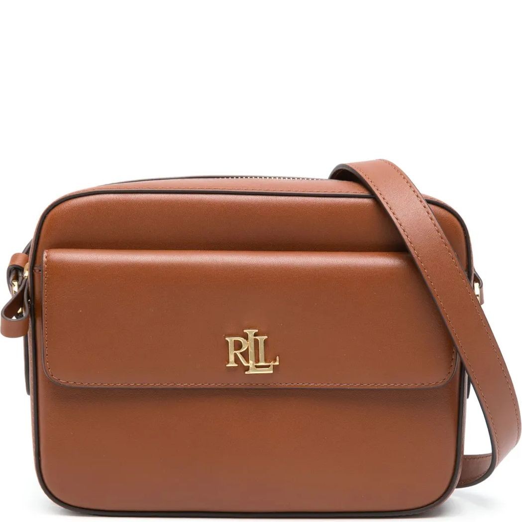 LAUREN RALPH LAUREN Rankinė per petį moterims, Ruda, Marcy medium crossbody 1