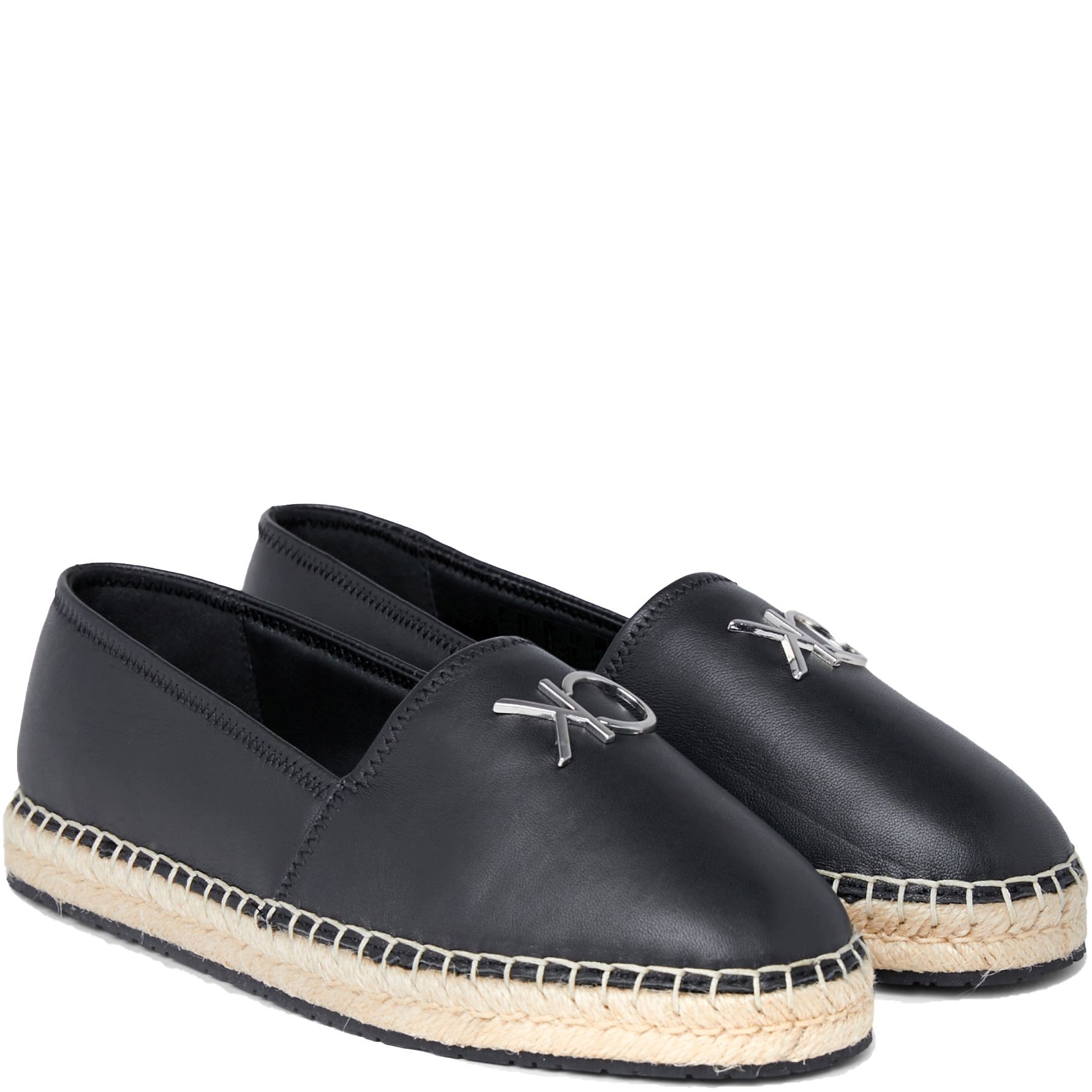 CALVIN KLEIN Espadrilės moterims, Juoda, Espadrille re-lock 1