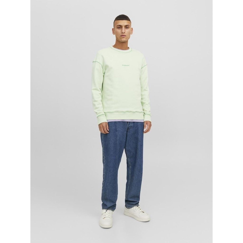 JACK & JONES Sportinis nertinis vyrams, Žalia, JORFADED SWEAT 7