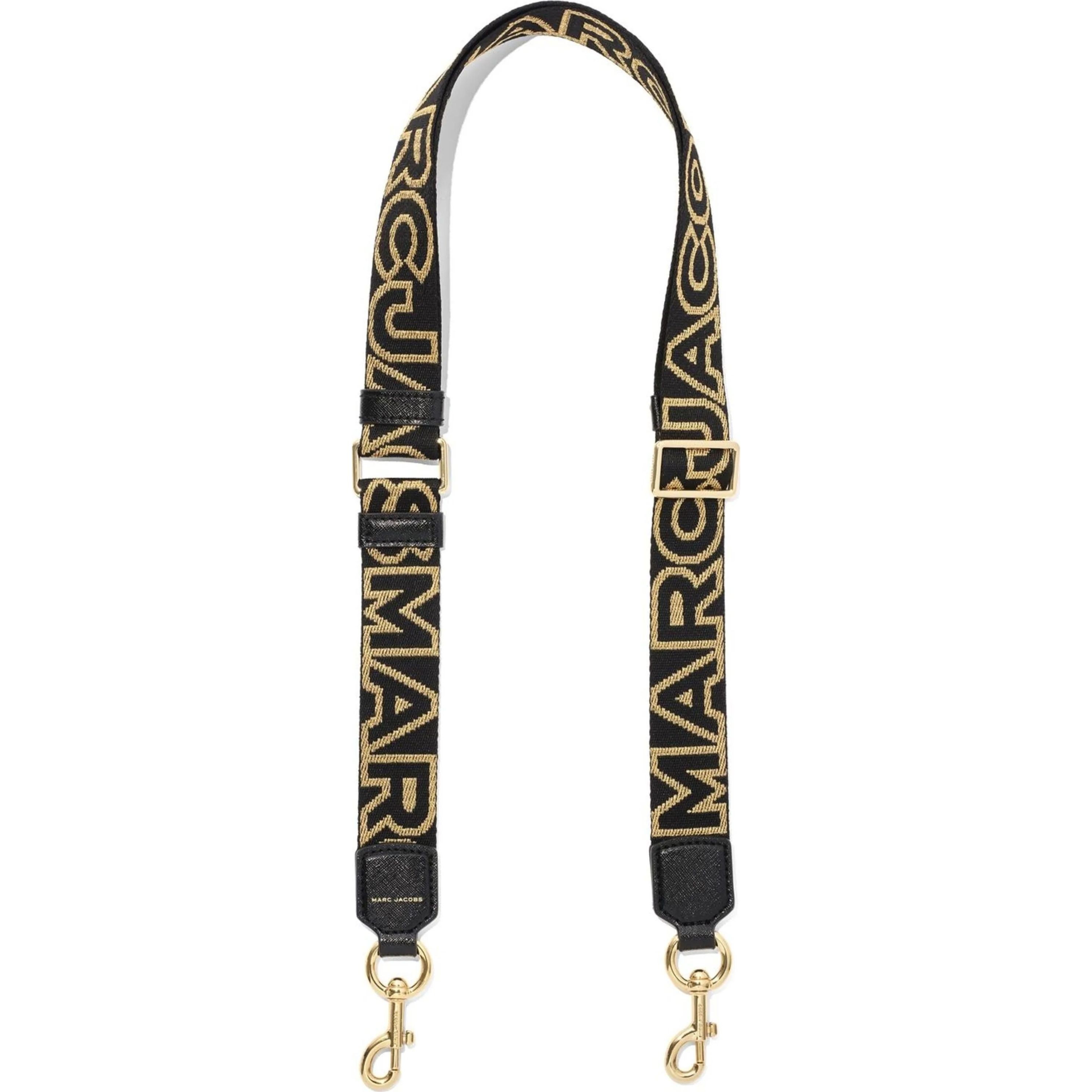 MARC JACOBS Rankinės diržas moterims, Juoda, The thin strap