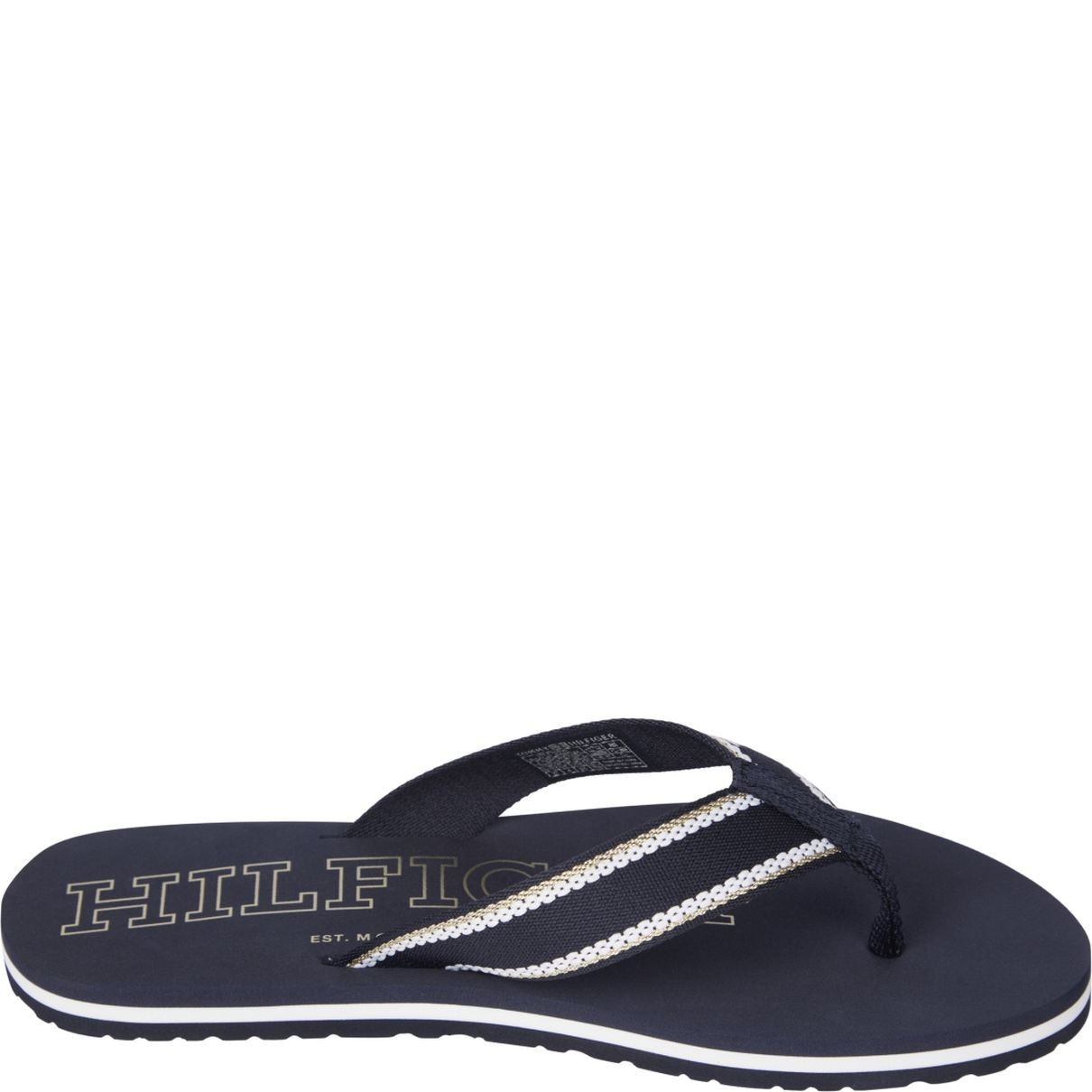 TOMMY HILFIGER Pliažo šlepetės per pirštą moterims, Mėlyna, Beach sandal 2