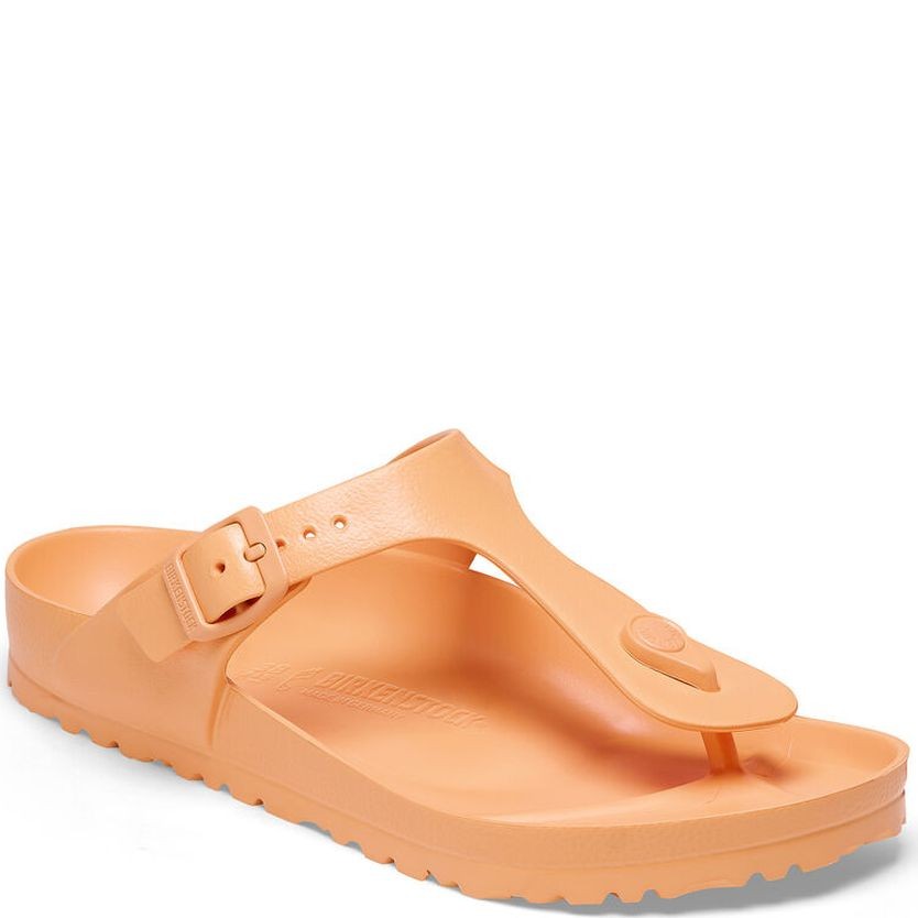 BIRKENSTOCK Pliažo šlepetės per pirštą, Oranžinė, Gizeh EVA flip-flops 1