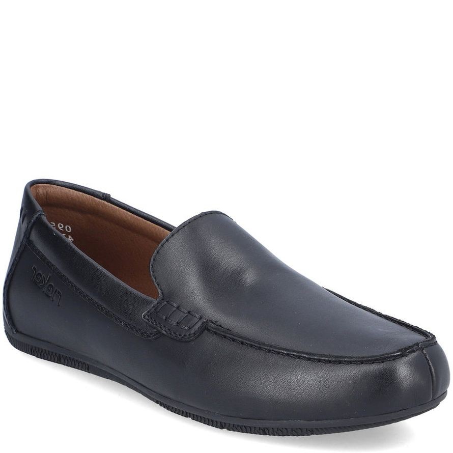 RIEKER Mokasinai vyrams, Juoda, MOCASINS 1