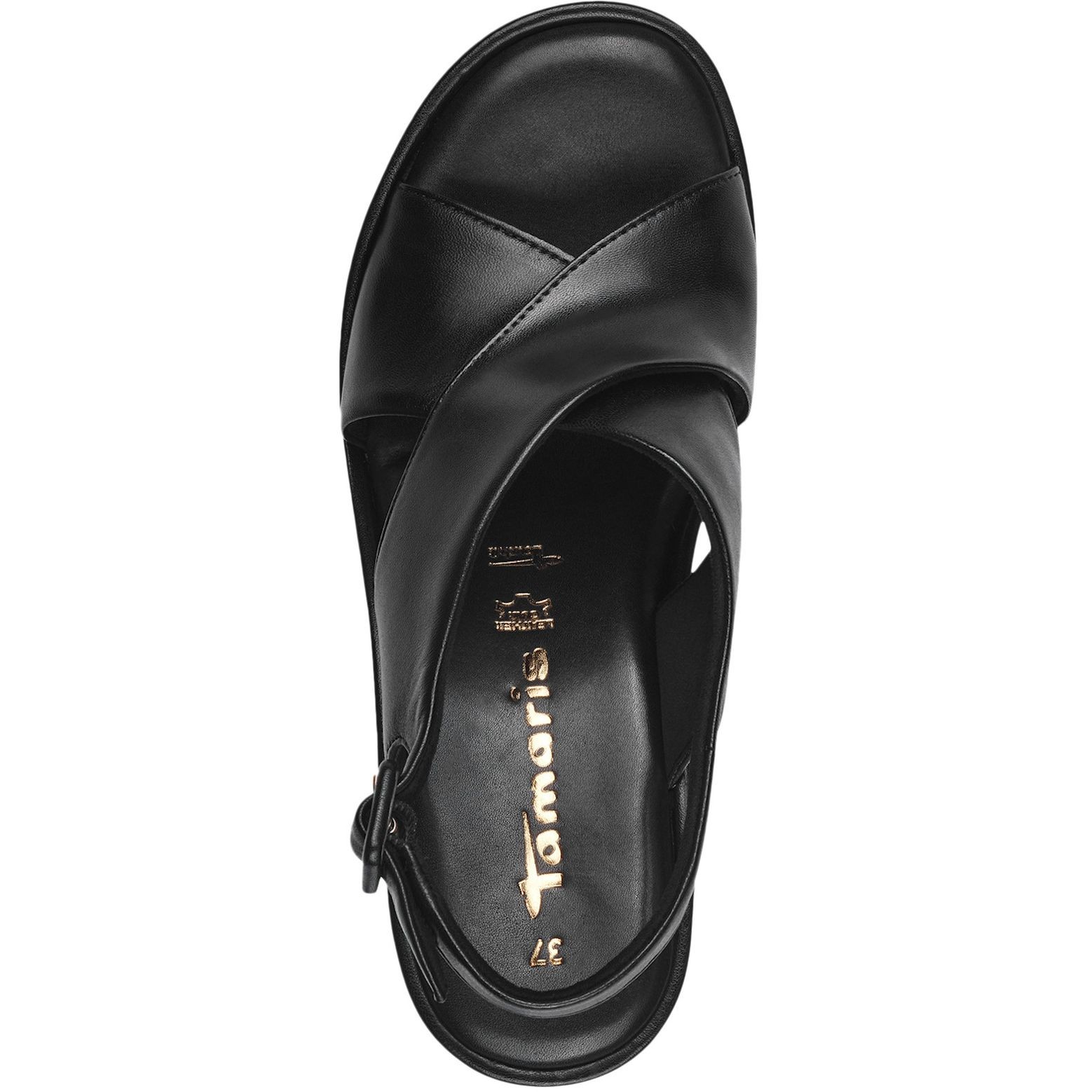 TAMARIS Basutės moterims, Juoda, Sandals 4