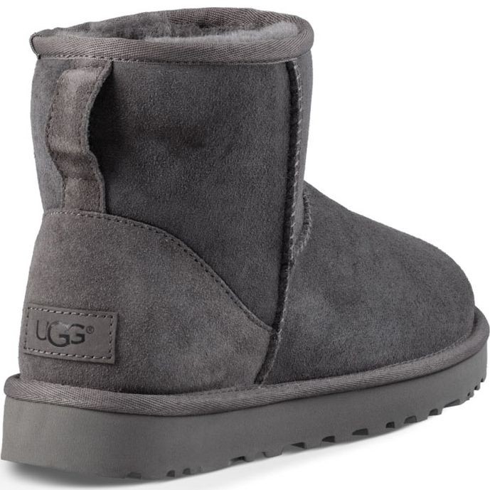 UGG Aulinukai moterims, Pilka, Classic Mini II booties 4