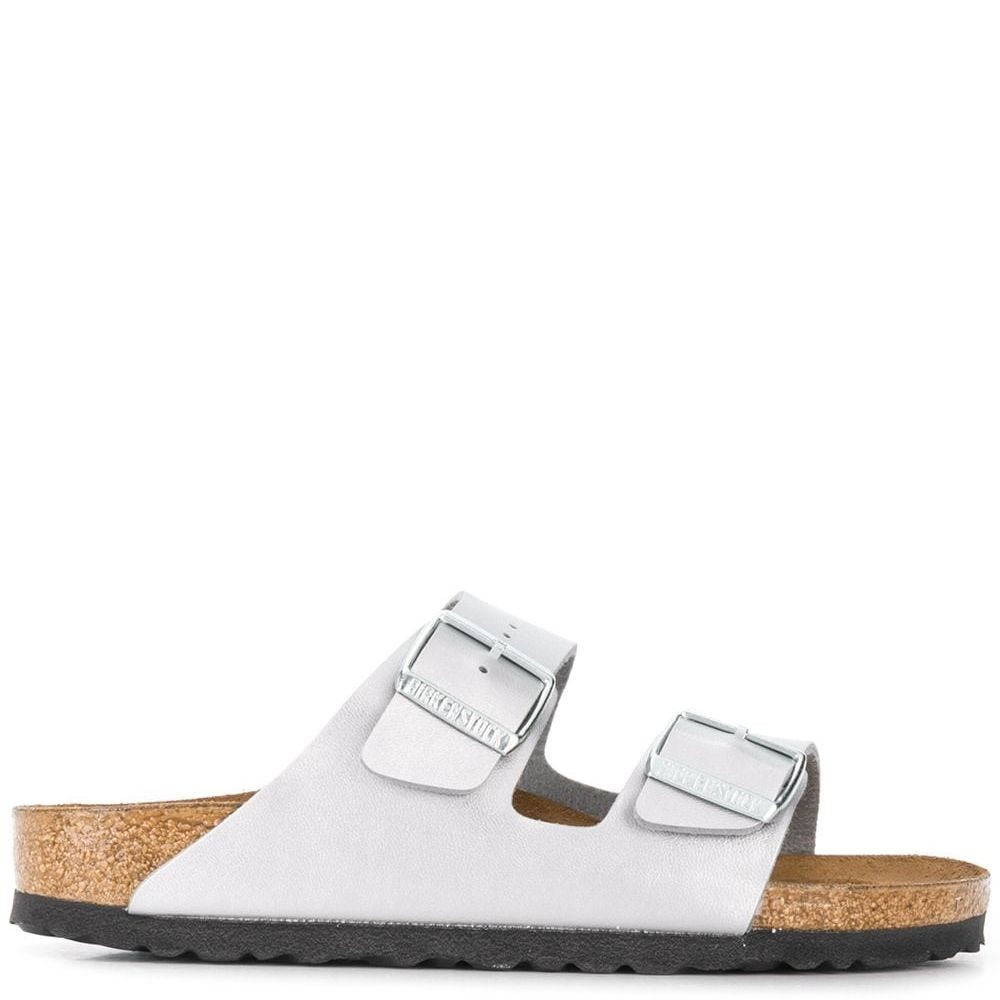 BIRKENSTOCK Šlepetės moterims, Sidabrinė, Arizona BS 2