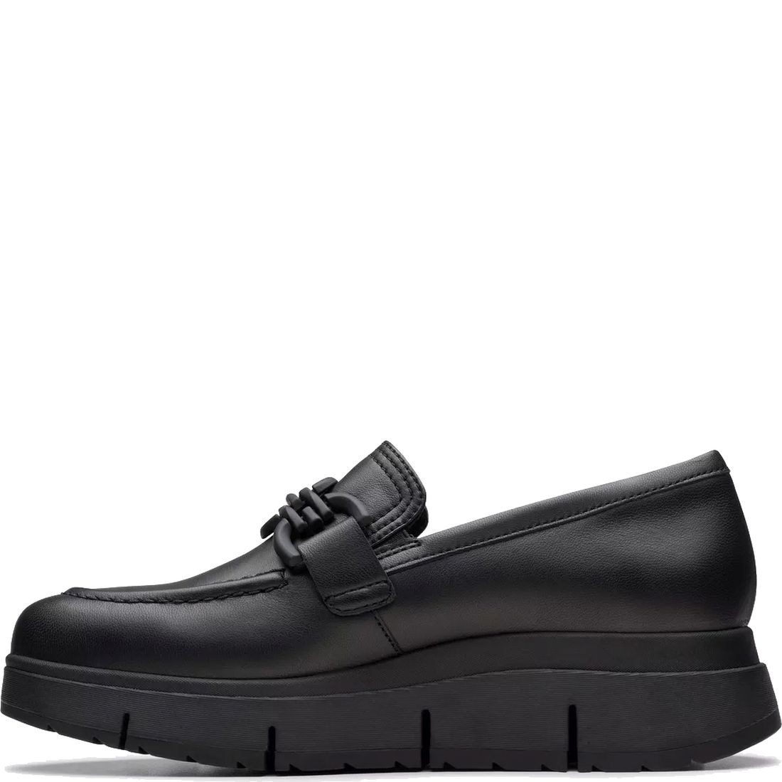 CLARKS Loaferiai moterims, Juoda, Loriini loafers 3