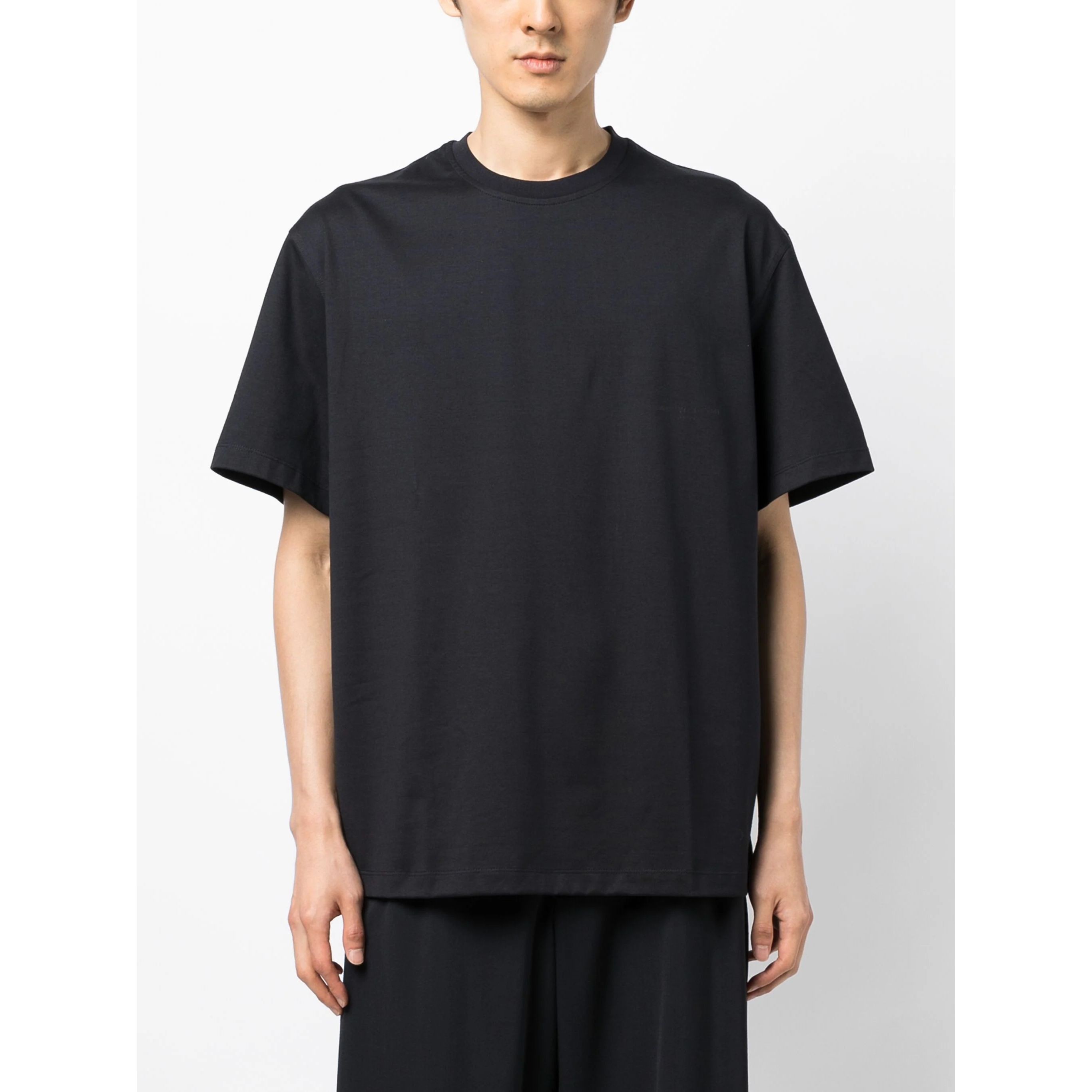 WOOYOUNGMI Marškinėliai trump. rankovėmis vyrams, Mėlyna, Mens t-shirt 2