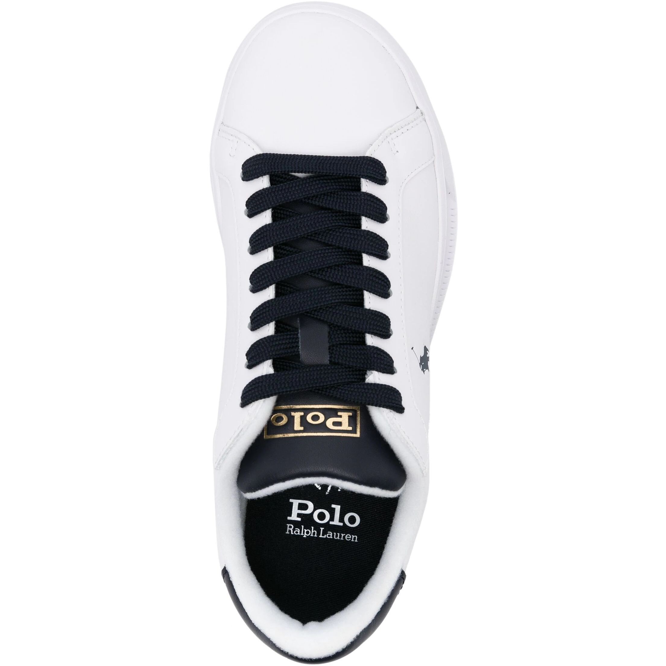 POLO RALPH LAUREN Laisvalaikio bateliai moterims, Balta, Low top lace sneakers 4