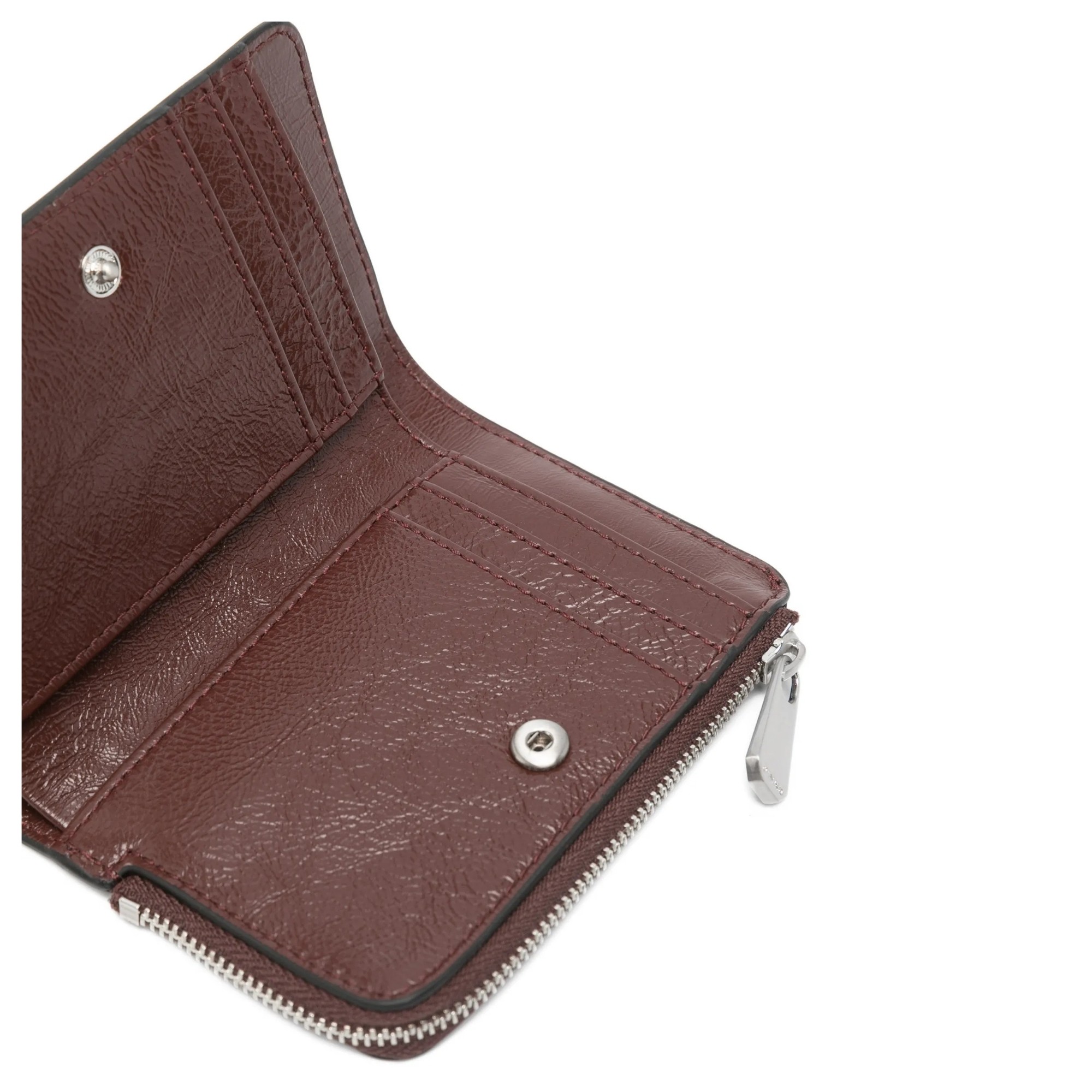 PINKO Piniginė moterims, Marga, Mini wallet shiny calf old 3