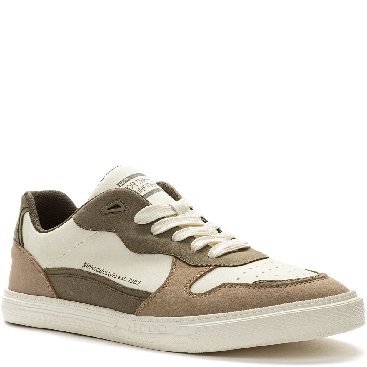 KEDDO DENIM Bateliai, vyrams, Balta, Sneakers, KEDDO DENIM 1