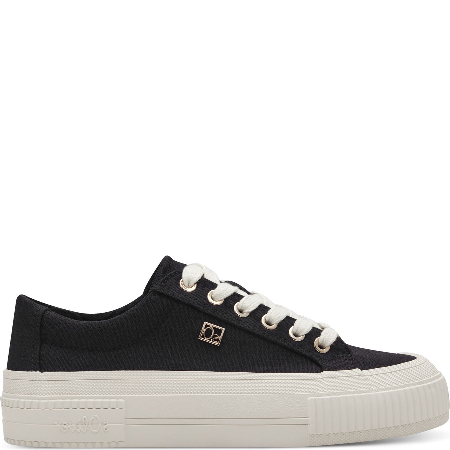 S.OLIVER Laisvalaikio bateliai moterims, Juoda, Women Lace-up 2