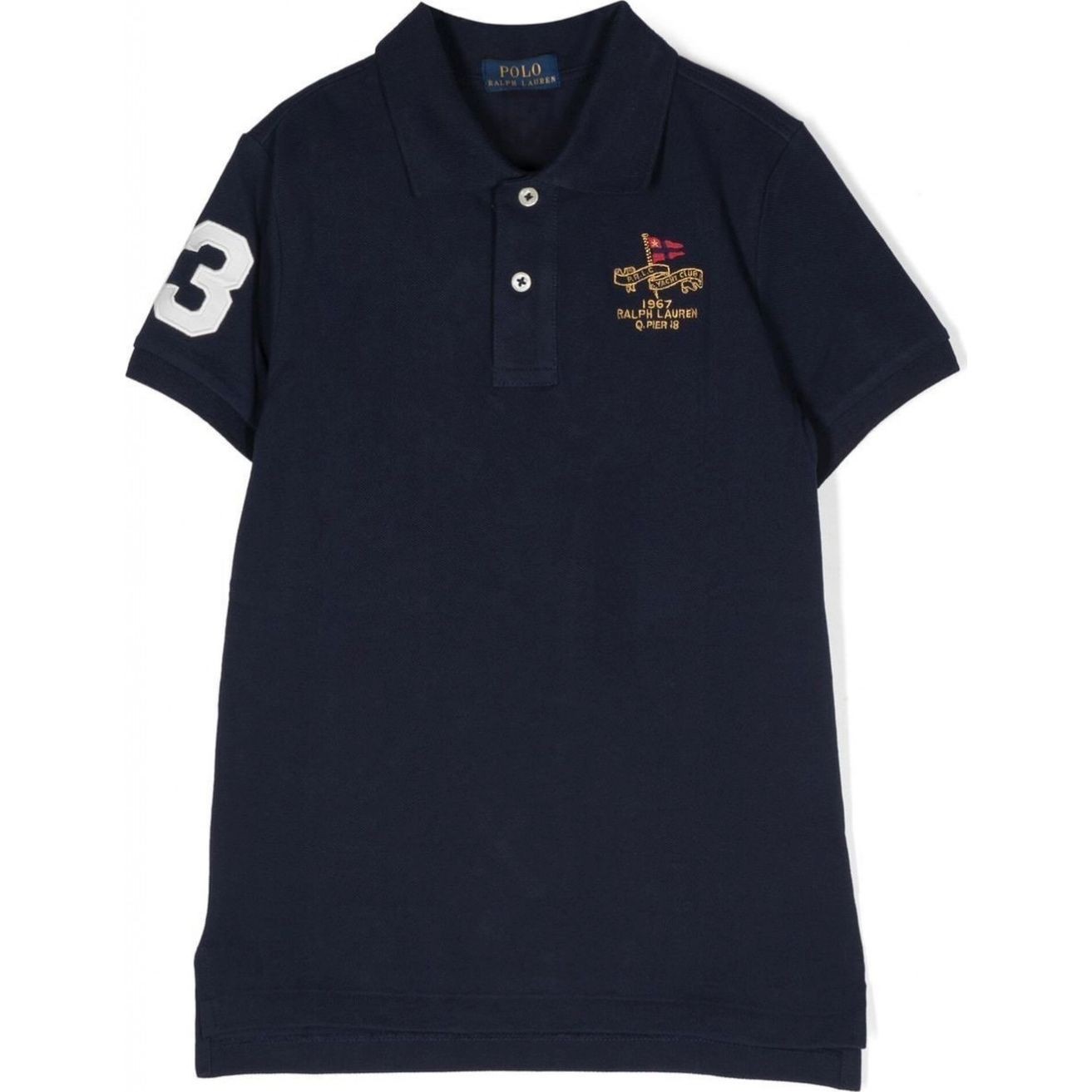 RALPH LAUREN KIDS Polo marškiniai trumpos rank. berniukams, Mėlyna, Short sleeve polo shirt (2-7) 1
