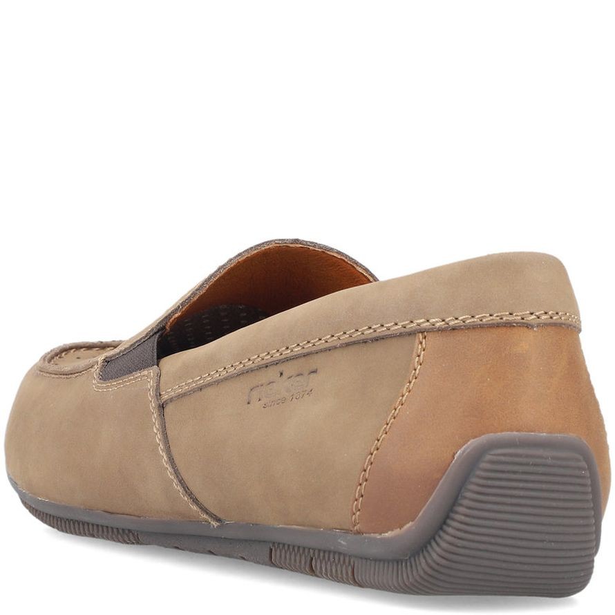 RIEKER Mokasinai vyrams, Ruda, MOCASINS 5