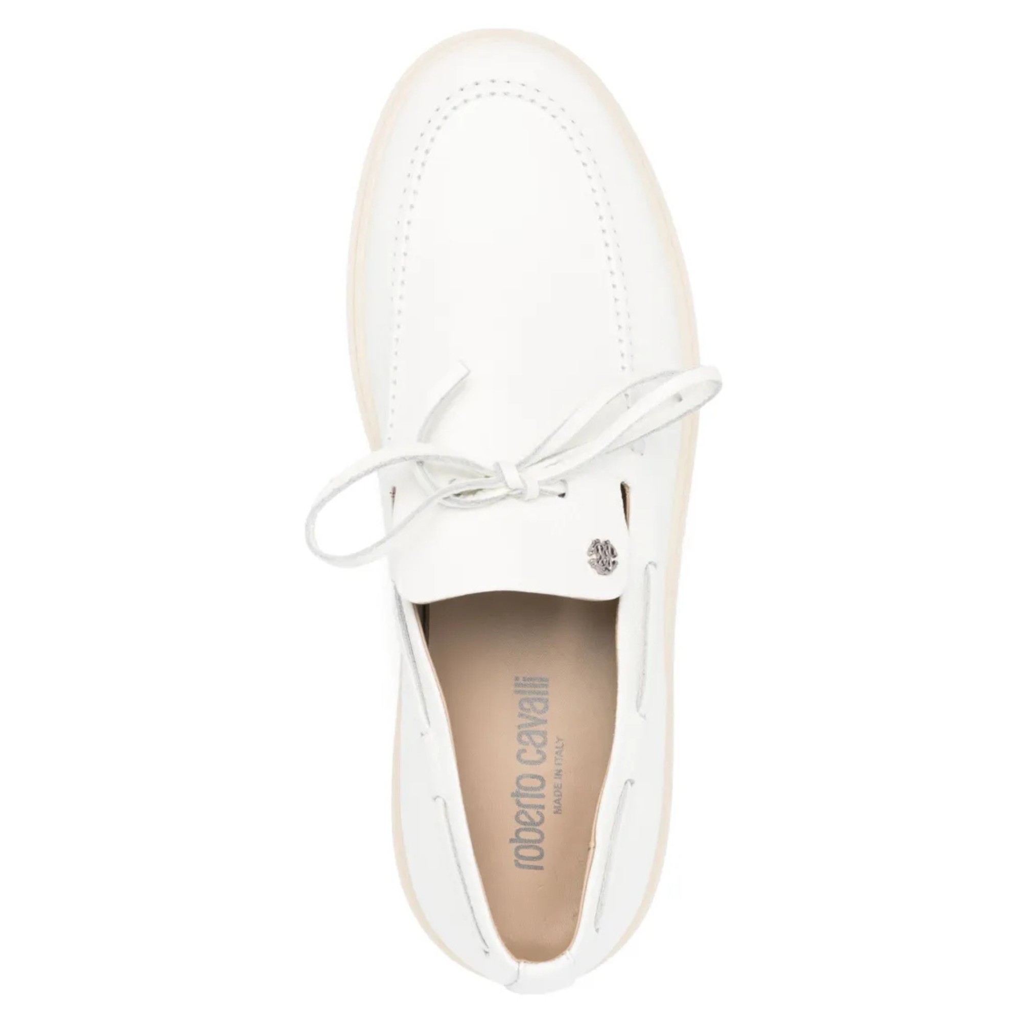 ROBERTO CAVALLI Mokasinai vyrams, Balta, Mocassins 4