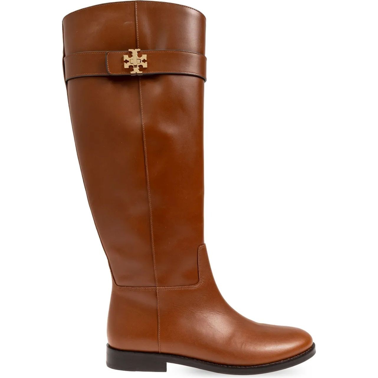 TORY BURCH Auliniai moterims, Ruda, T lock riding boot 1