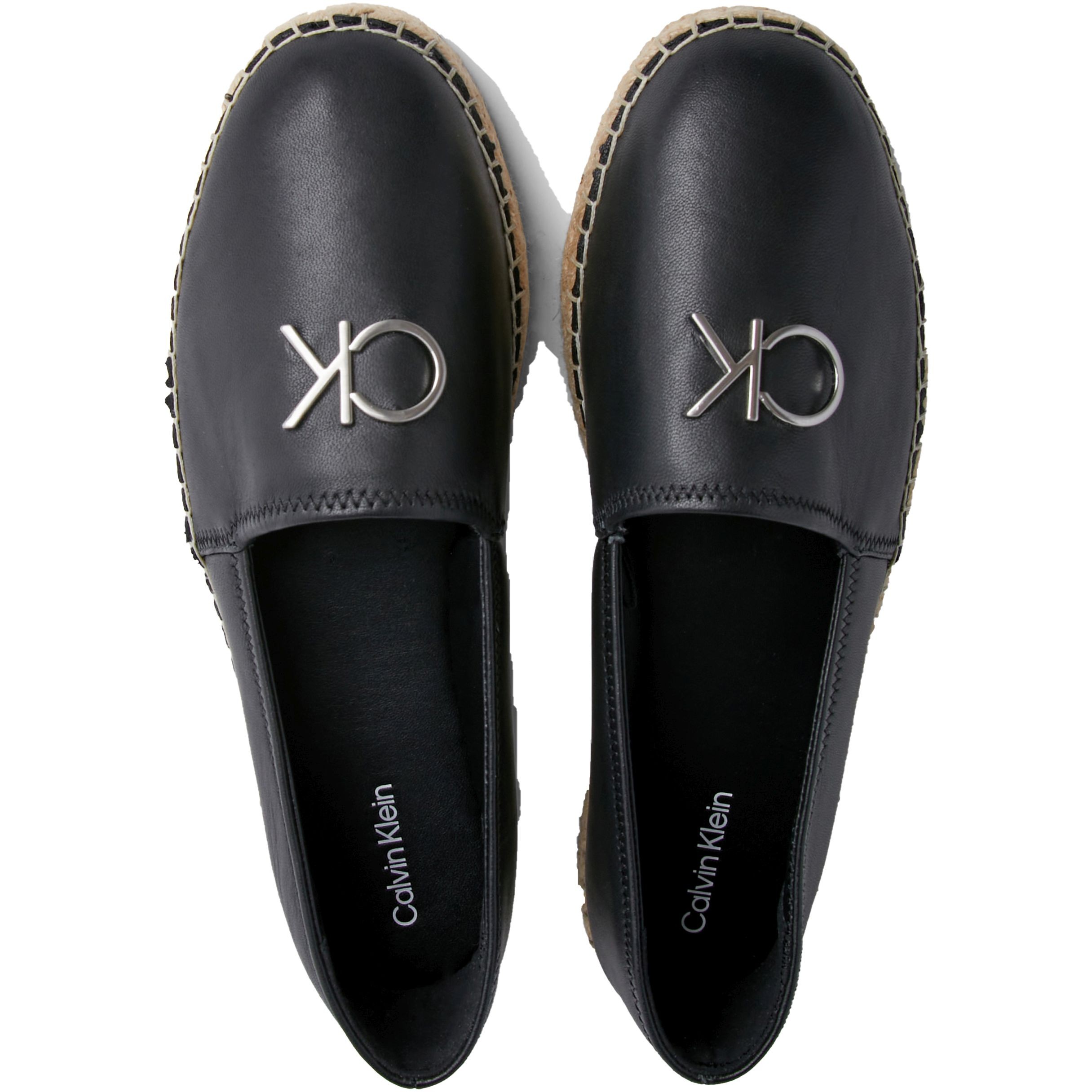 CALVIN KLEIN Espadrilės moterims, Juoda, Espadrille re-lock 4