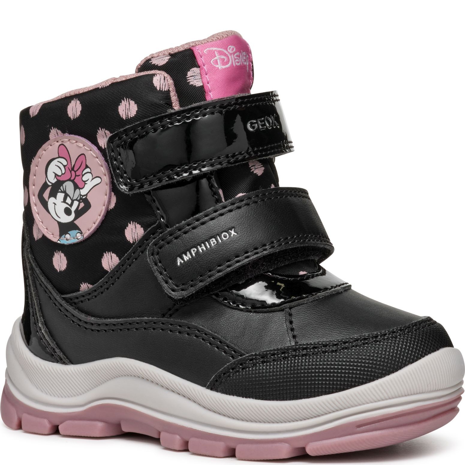 GEOX Aulinukai mergaitėms, Juoda, Flanfil booties 1