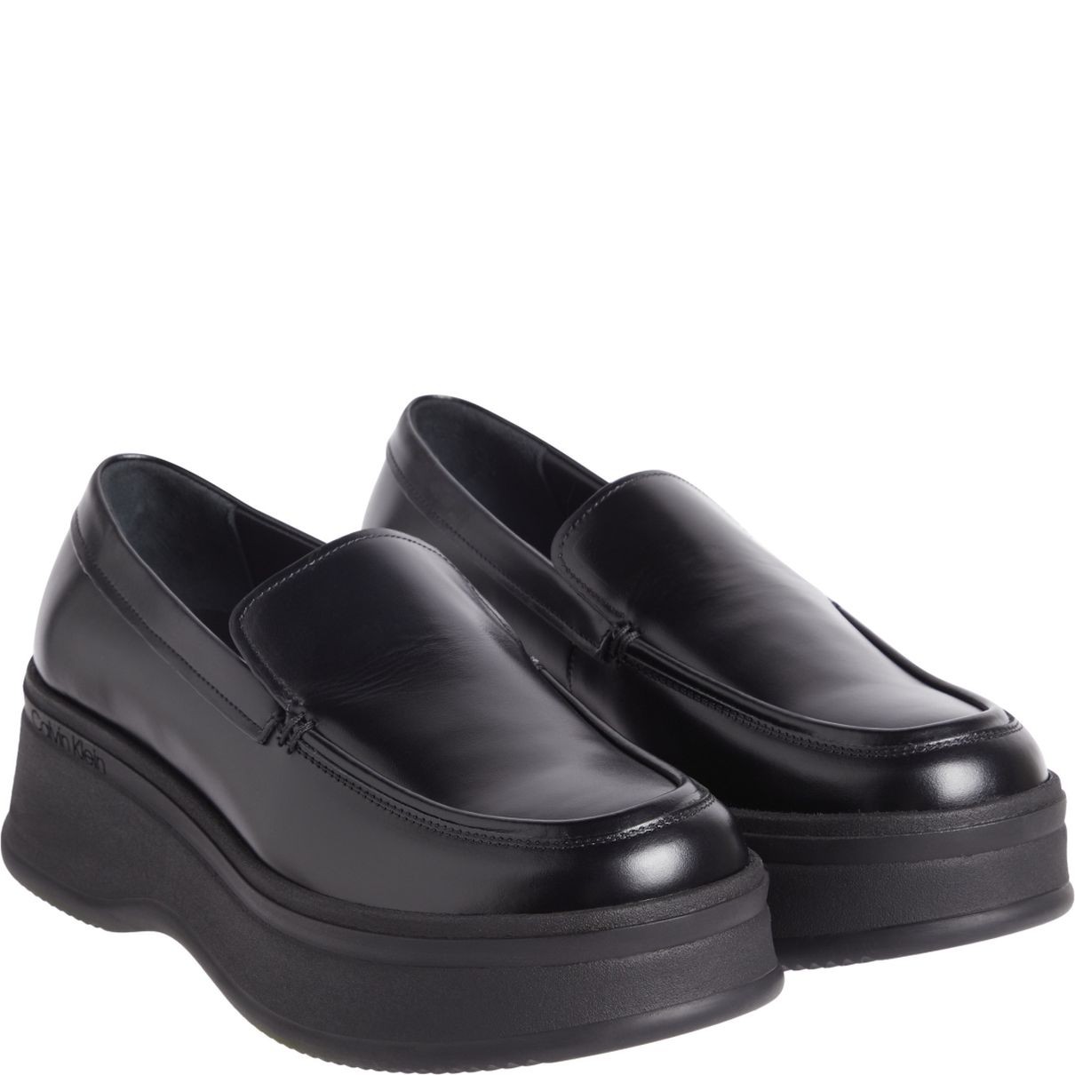 CALVIN KLEIN Loaferiai moterims, Juoda, Pitched loafer 1