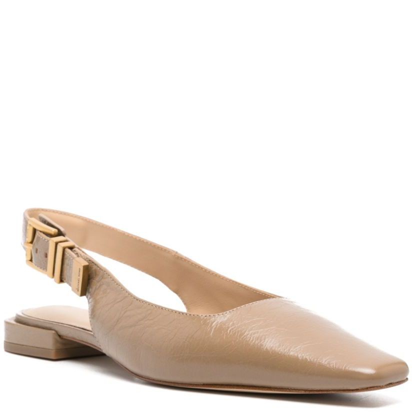 MICHAEL KORS Laisvalaikio bateliai moterims, Juoda, Darrington sling flat 2
