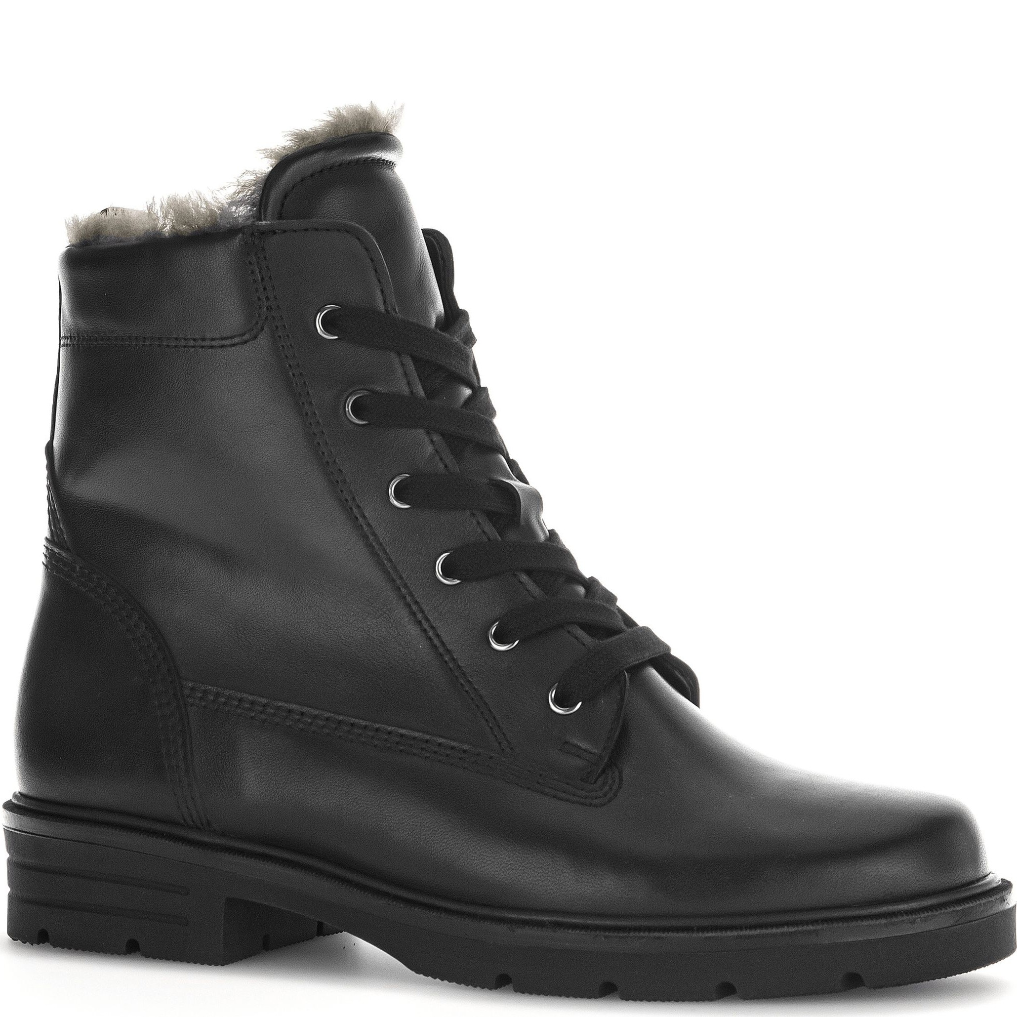 GABOR Pašiltinti aulinukai moterims, Juoda, Wm booties 1