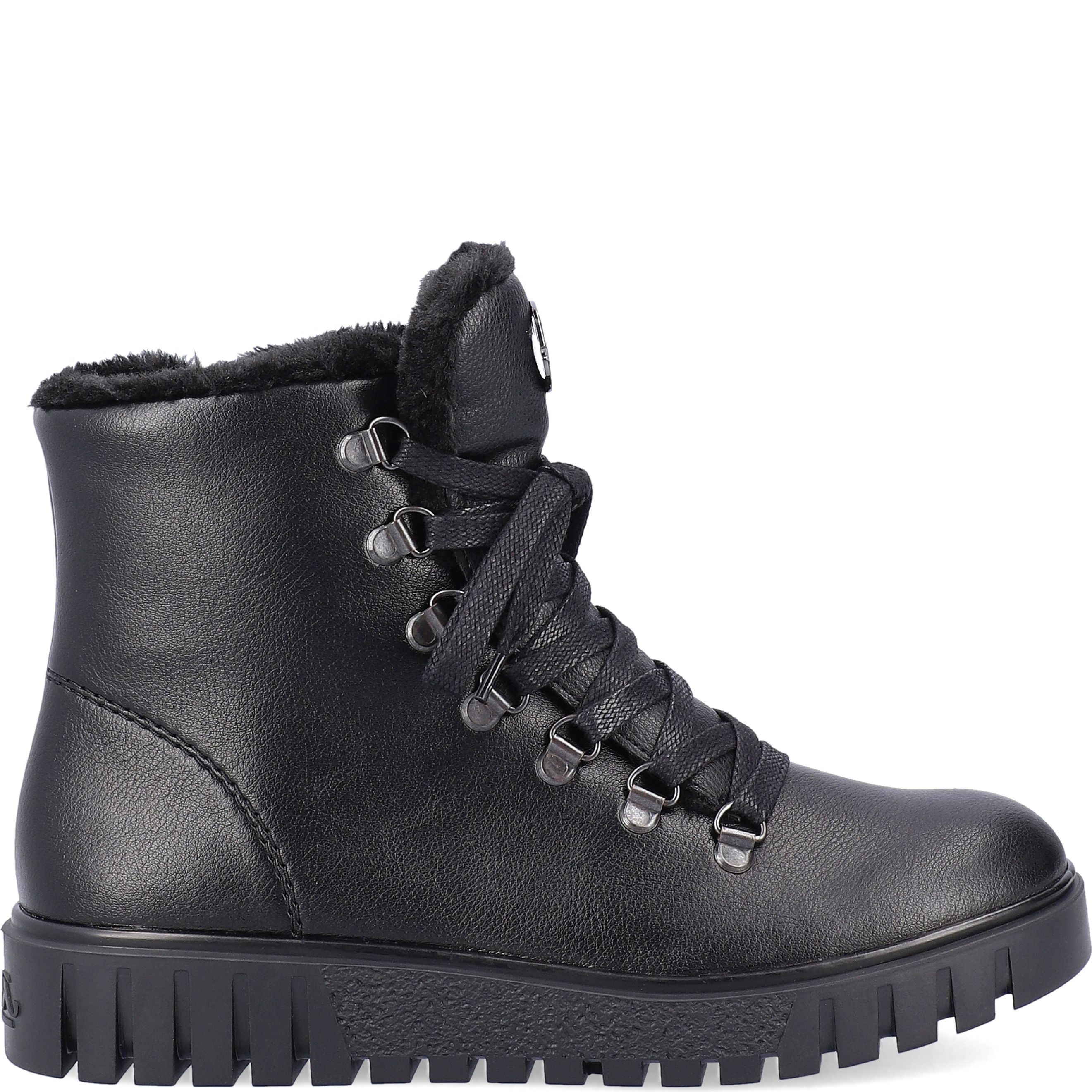 RIEKER Aulinukai moterims, Juoda, BOOTIES 2