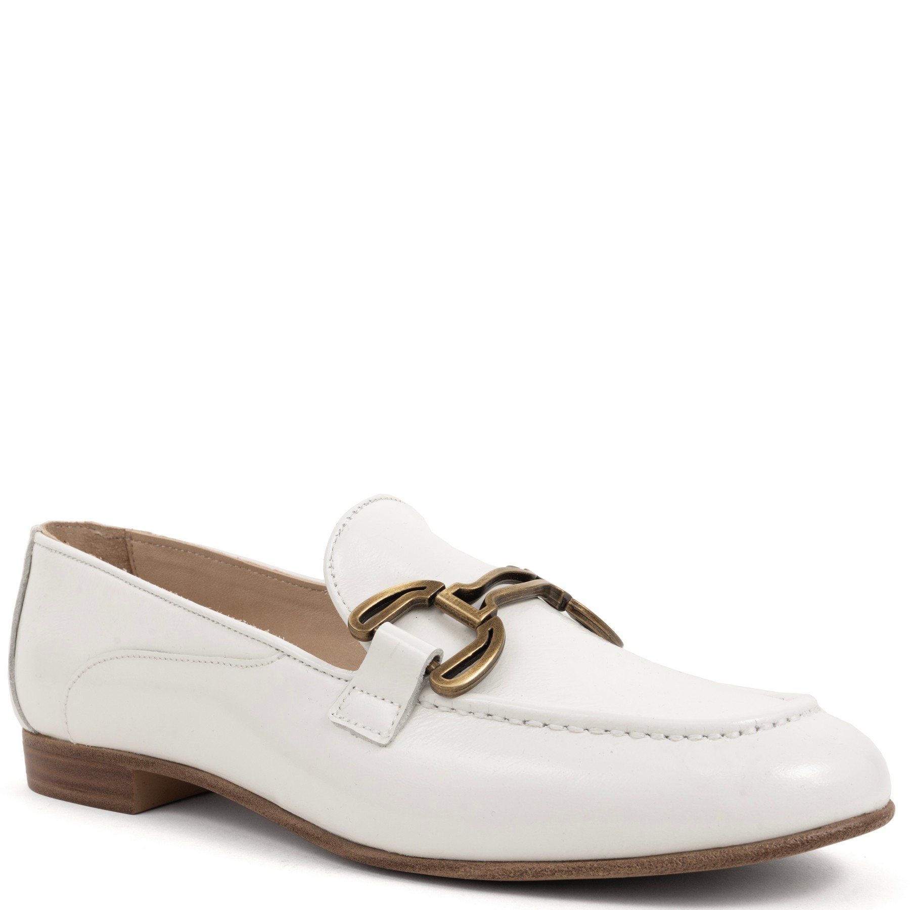 SERGIO MORETTI Mokasinai moterims, Balta, Shoes 1