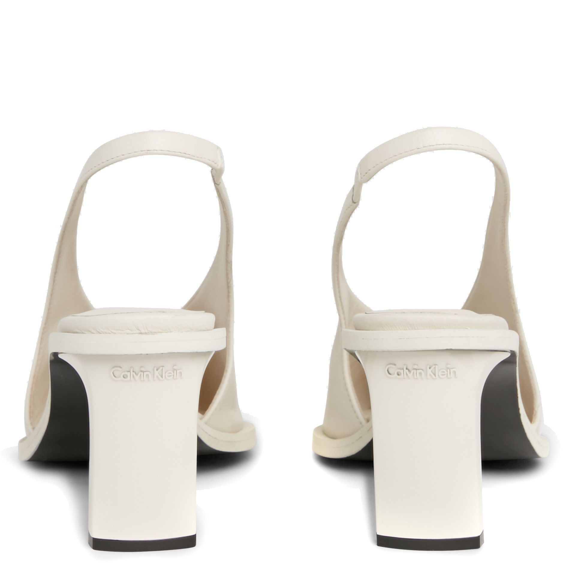 CALVIN KLEIN Aukštakulniai moterims, Smėlio, Heel slingback pump 70 3