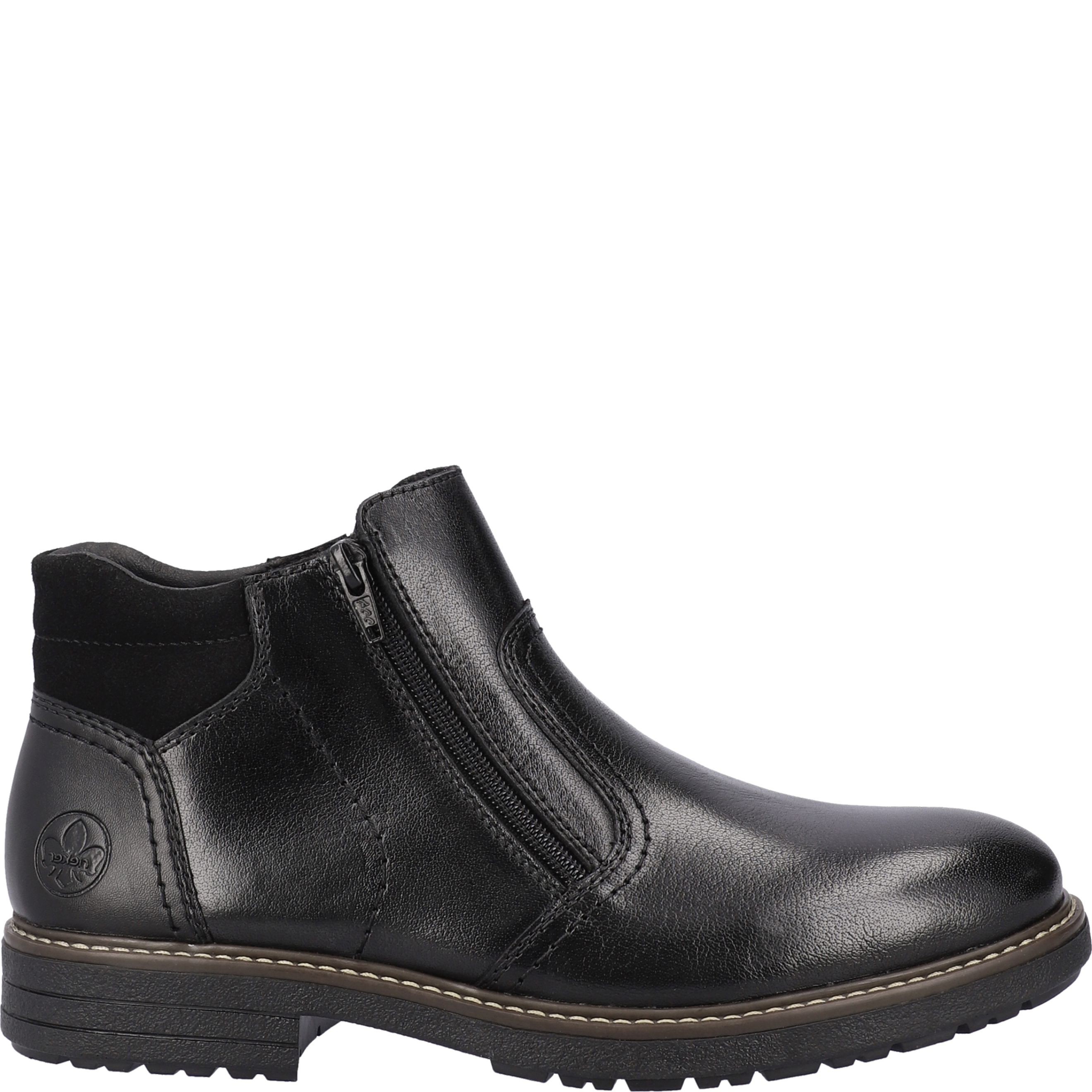 RIEKER Aulinukai vyrams, Juoda, BOOTIES 4