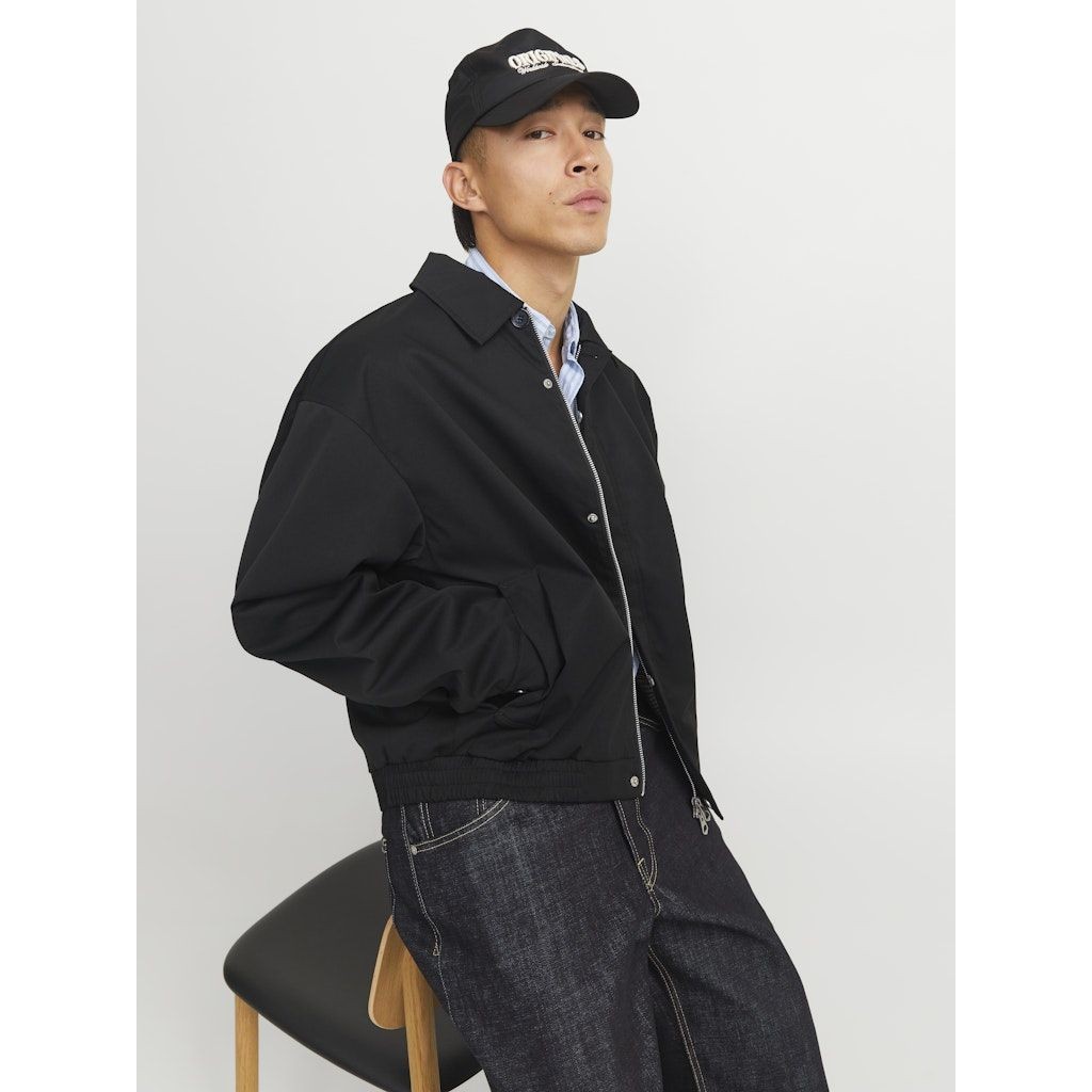 JACK & JONES Lengva striukė vyrams, Juoda, Islington jacket 4