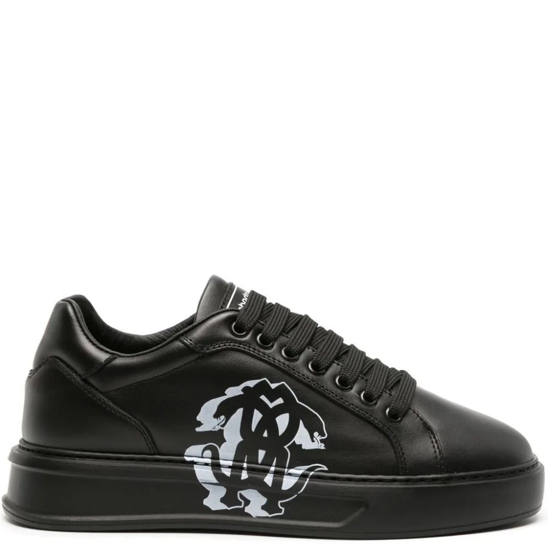 ROBERTO CAVALLI Laisvalaikio bateliai moterims, Juoda, Sneakers 2