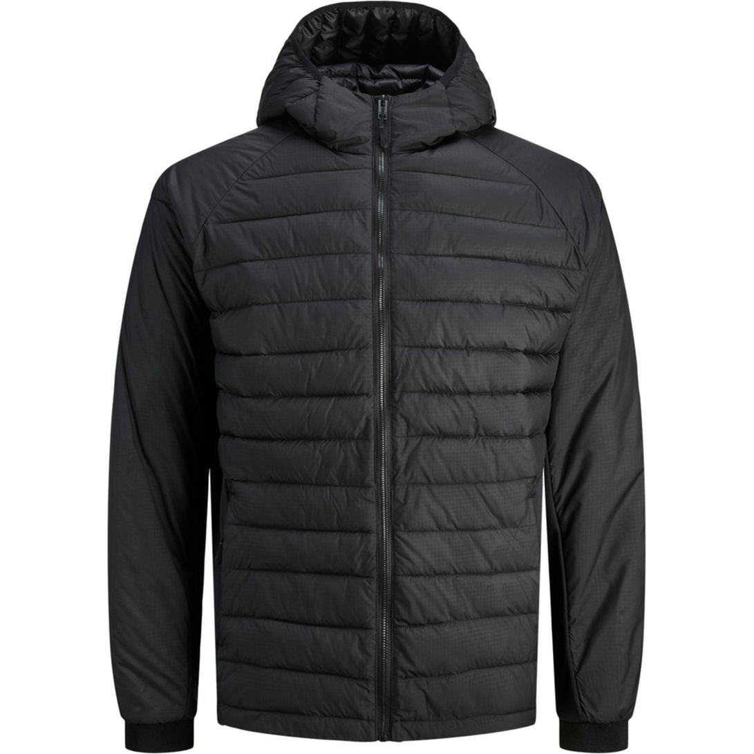 JACK & JONES Lengva striukė vyrams, Juoda, Estate hybrid jacket 1